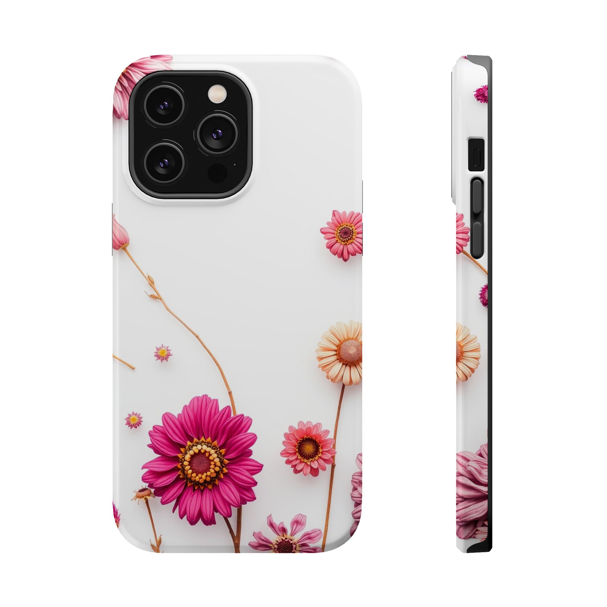 iPhone Earthy Dried Flower Flat Lay Design Slim iPhone Everyday · iPhone Case