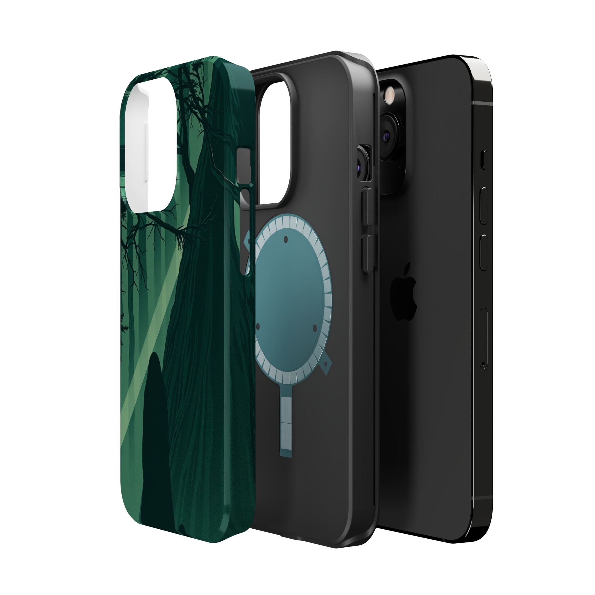iPhone Sage And Ivory Dark Forest Spirits Slim Everyday Designer Case · iPhone C
