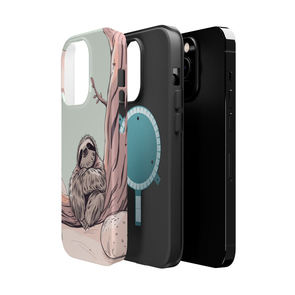 iPhone Cozy Sloth Mode Hand-Drawn Sketch Slim Everyday Designer Case · iPhone Ca