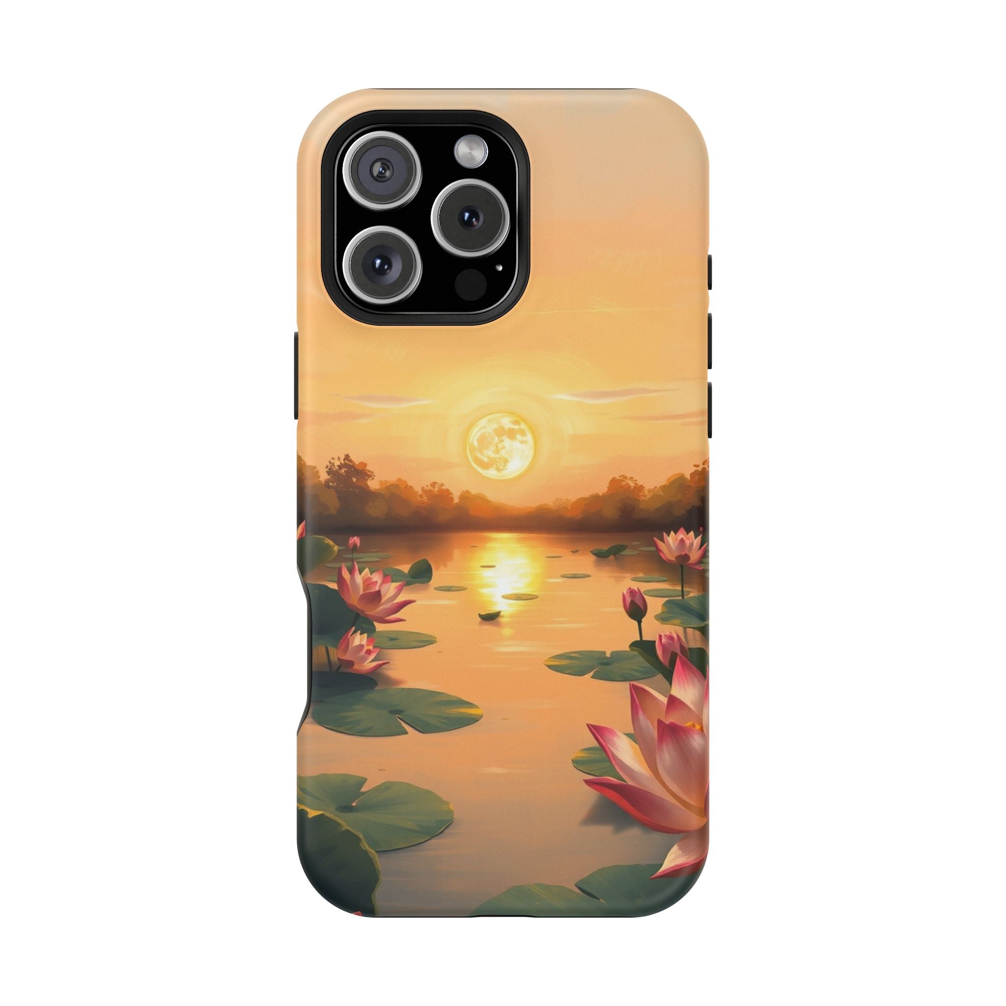 iPhone Lotus Pond Oil Painting Impressionist Slim iPhone Everyday · iPhone Case