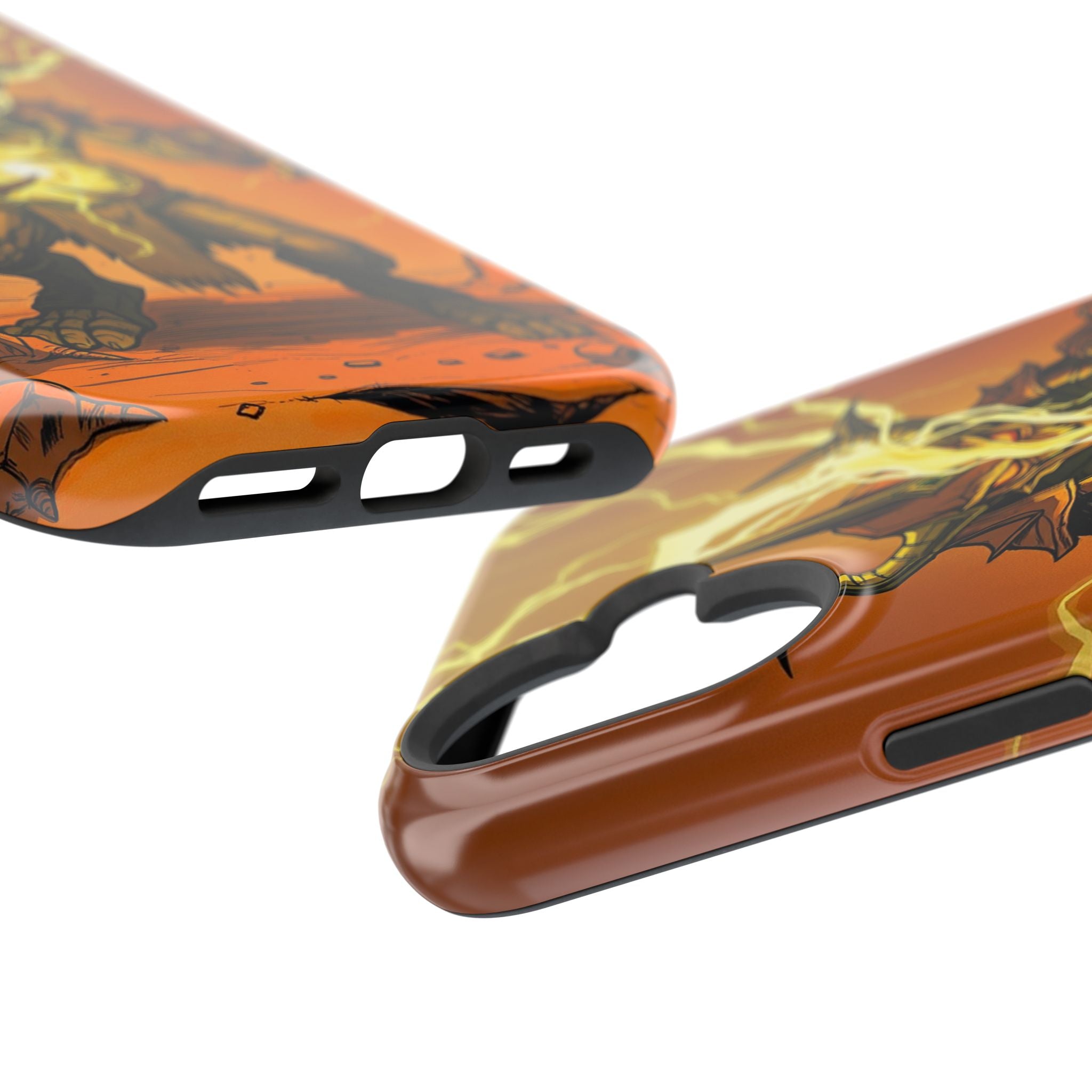 iPhone Burnt Orange And Sand Chaos Goblin Energy Clean Minimal Snap Case · iPhon