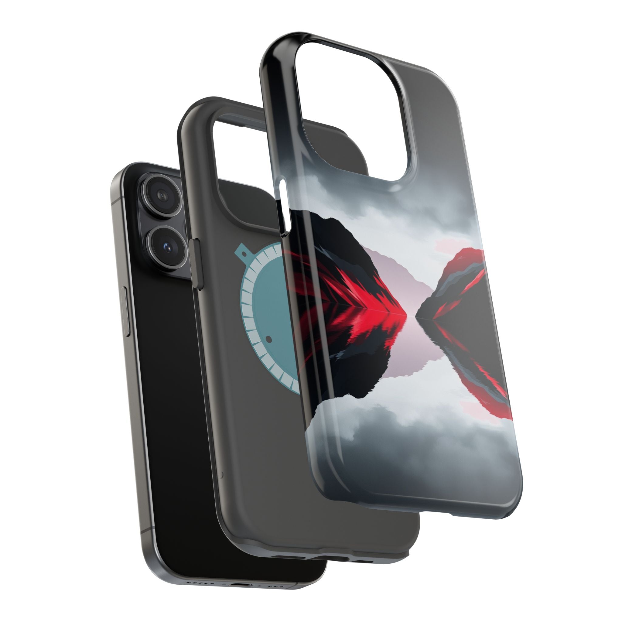 iPhone Vibrant Fjord Reflection Design Slim Everyday Designer Case · iPhone Case