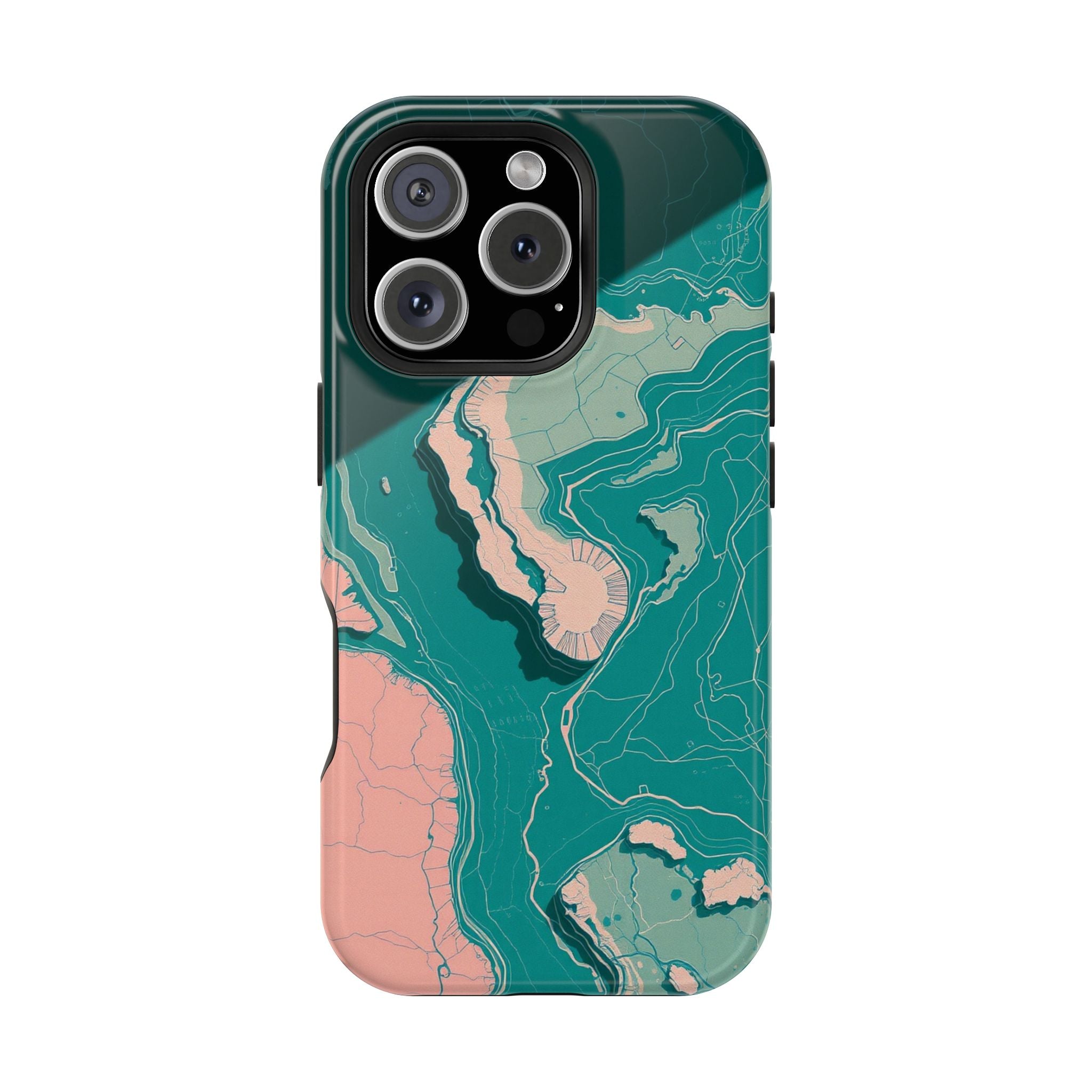 iPhone Earthy River Delta Aerial Design Slim Everyday iPhone 18 · iPhone Case