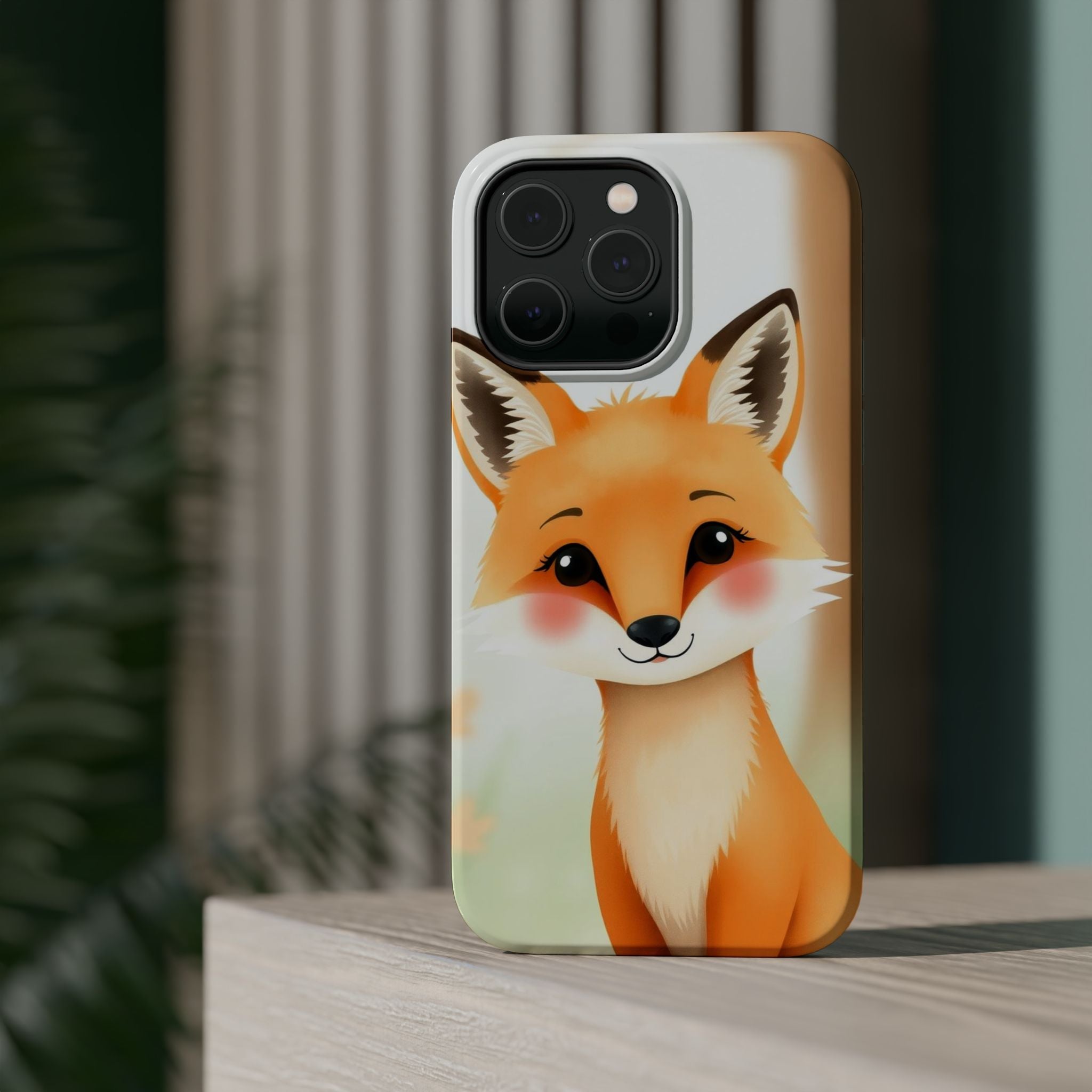 iPhone Watercolor Fox Portrait Kids Fun iPhone Phone Case Gift Slim · iPhone Cas