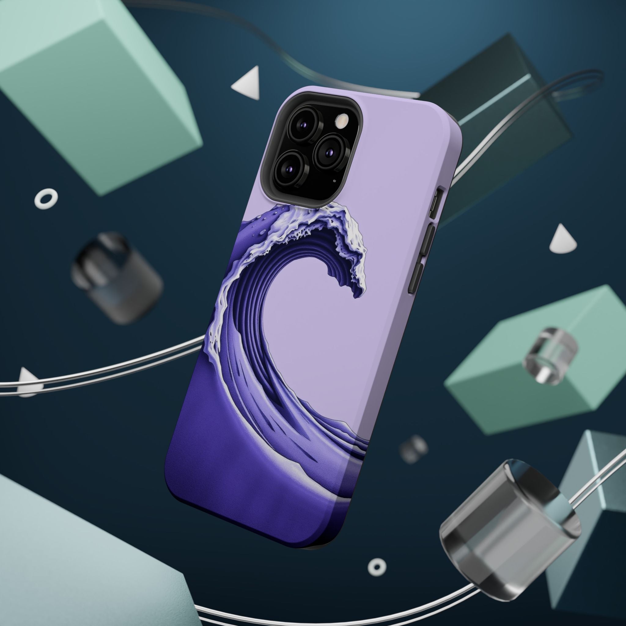 iPhone Sand Art Wave Dark Gothic Ink Slim Everyday Designer Case · iPhone Case