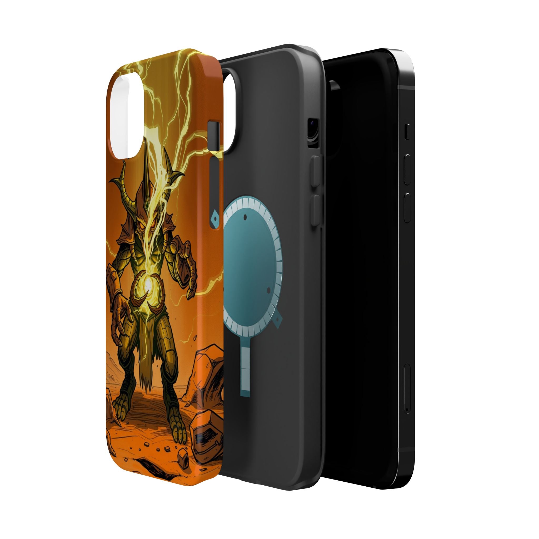 iPhone Burnt Orange And Sand Chaos Goblin Energy Clean Minimal Snap Case · iPhon