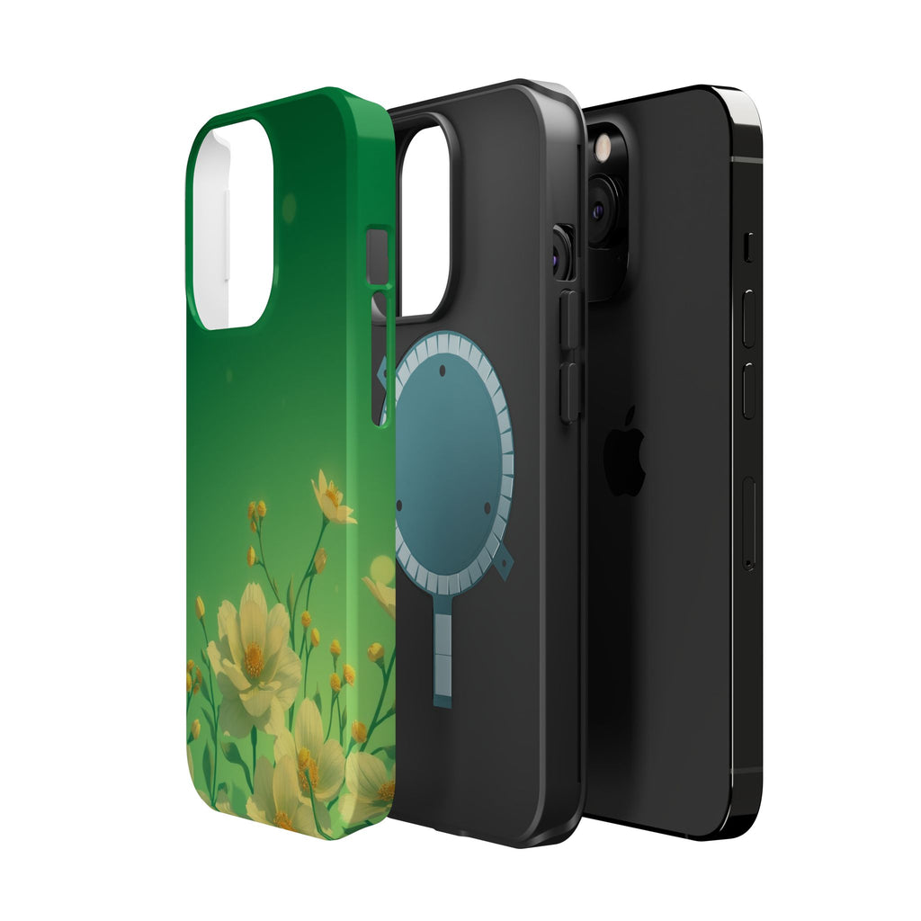 iPhone Vibrant Floral Ombre Design Bold Modern Everyday Snap Case · iPhone Case