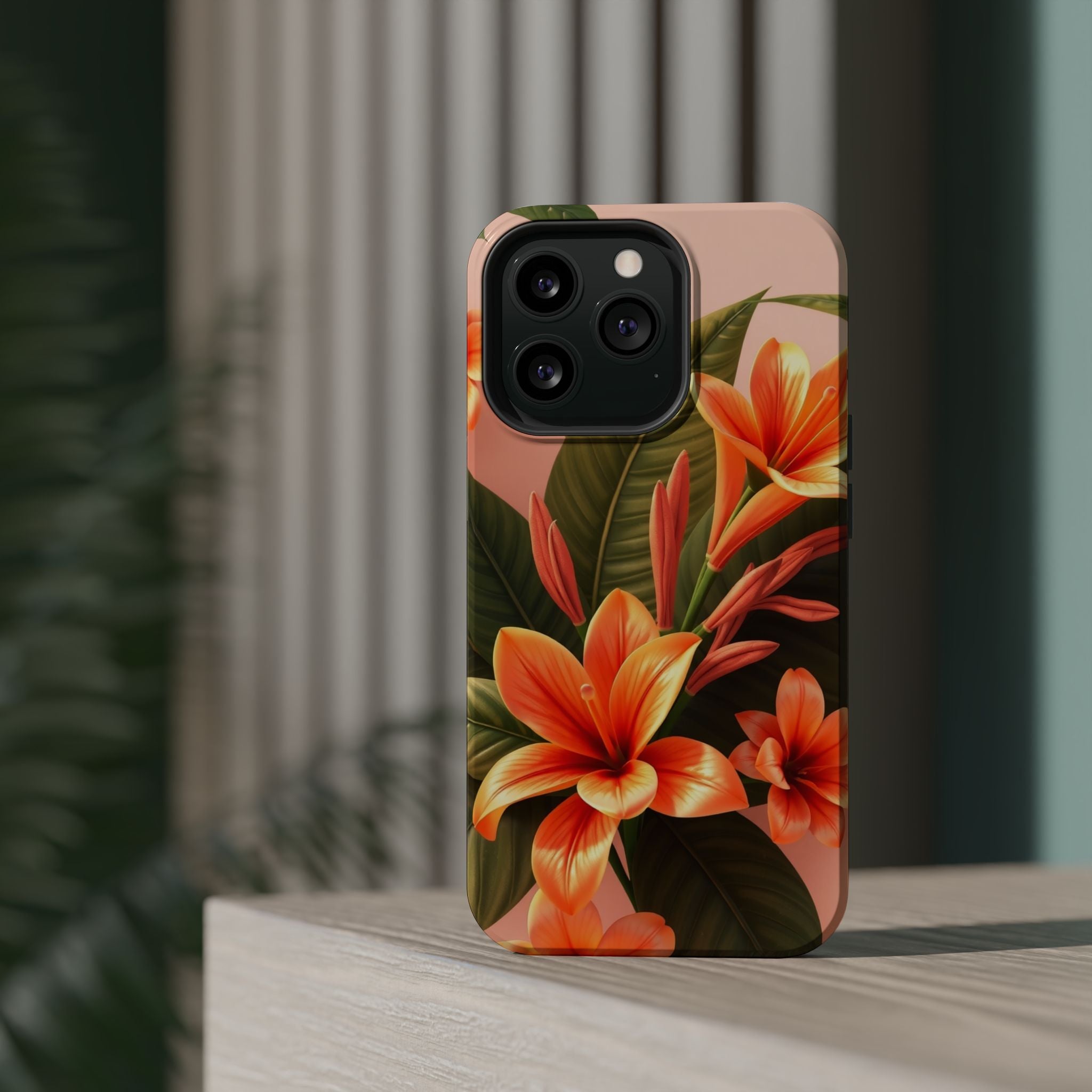 iPhone Tropical Bloom 3D Digital Bold Modern Everyday Snap Case · iPhone Case