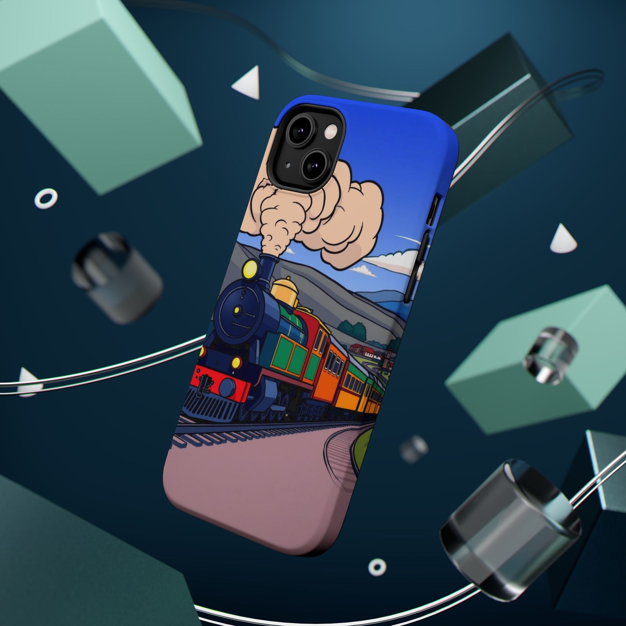 iPhone Steam Locomotive Puff Kids Fun iPhone Phone Case Gift Slim · iPhone Case