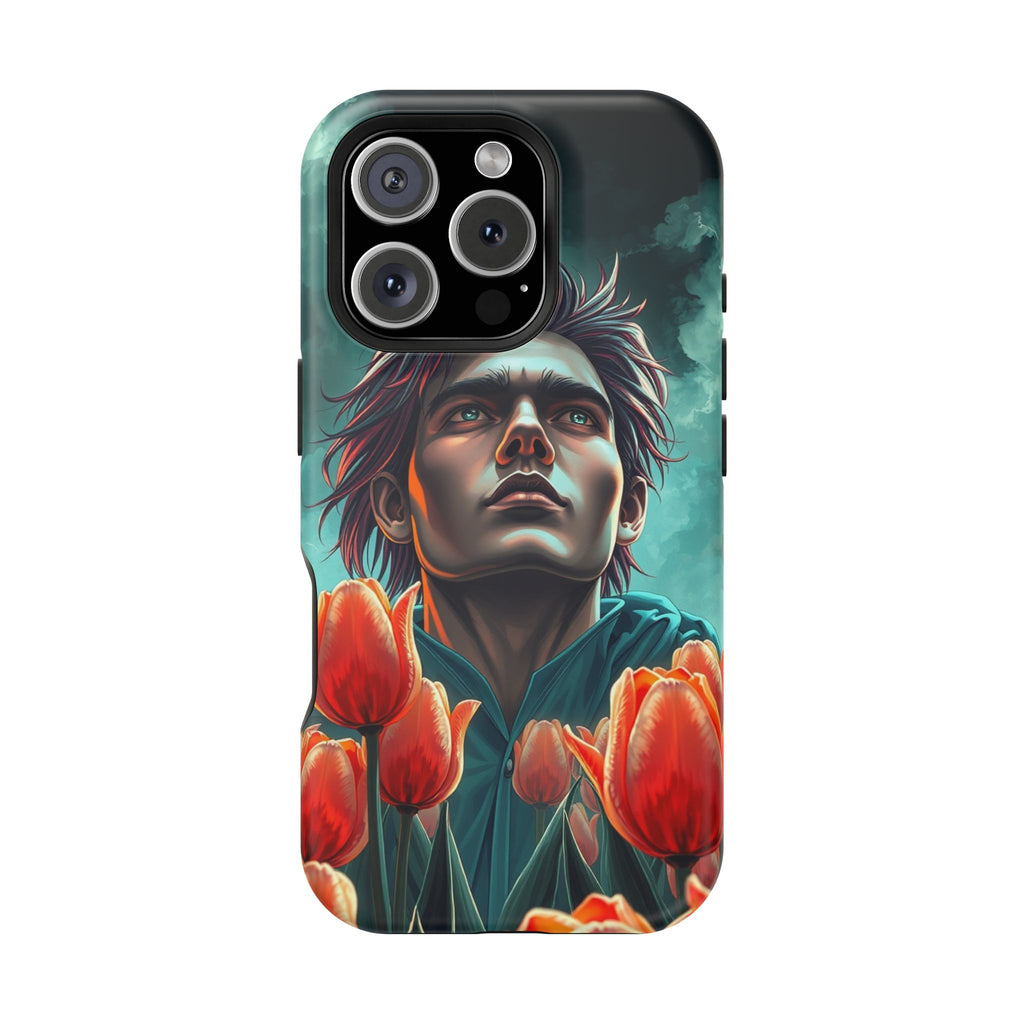 iPhone Tulip Row Electric Art Slim Everyday Designer Case · iPhone Case