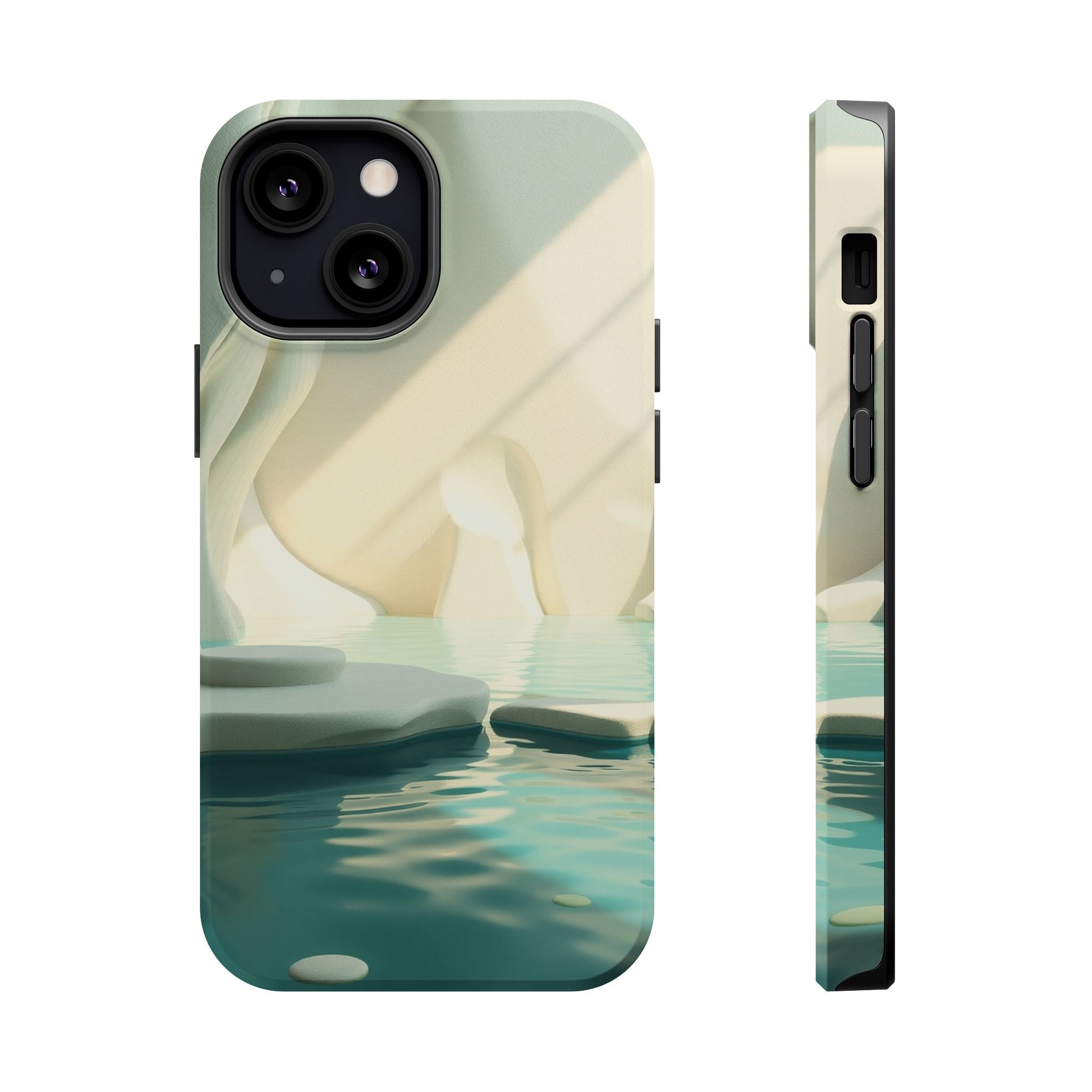 iPhone Tidal Pool 3D Digital Slim Everyday Designer Case · iPhone Case