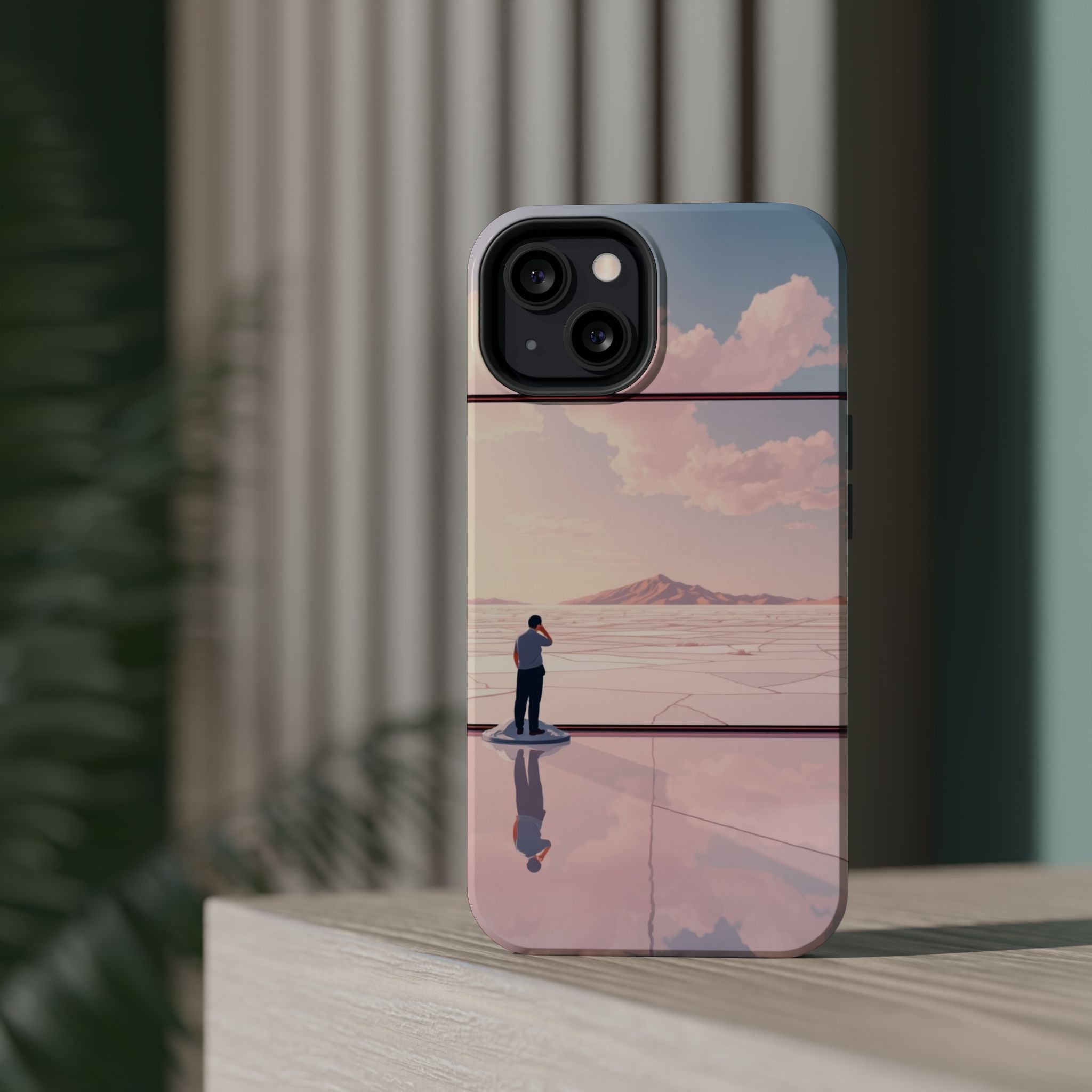 iPhone Salt Flat Mirror Stained Glass Slim Everyday Designer Case · iPhone Case