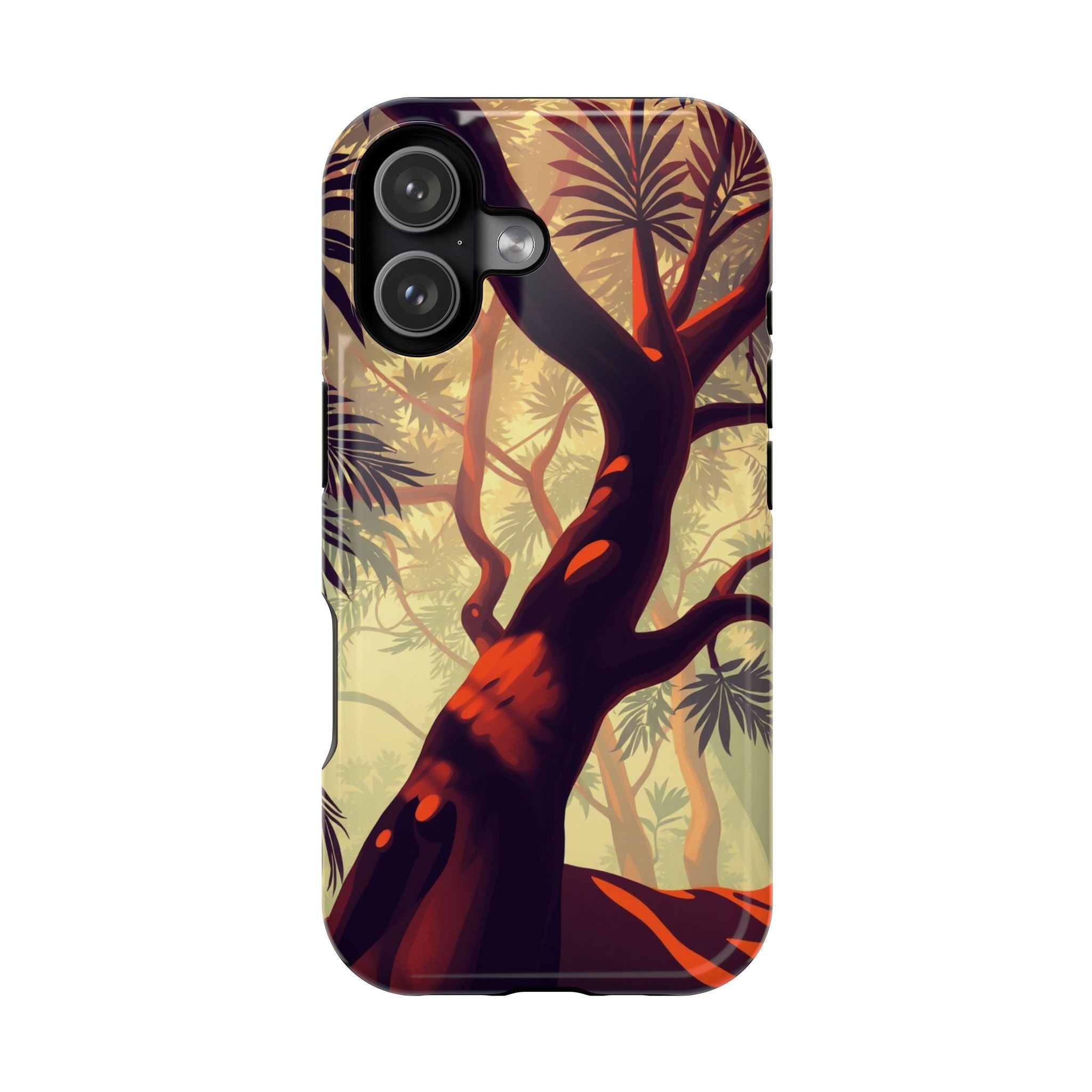iPhone Burnt Orange And Sand Rainforest Canopy Clean iPhone 20 Minimal · iPhone