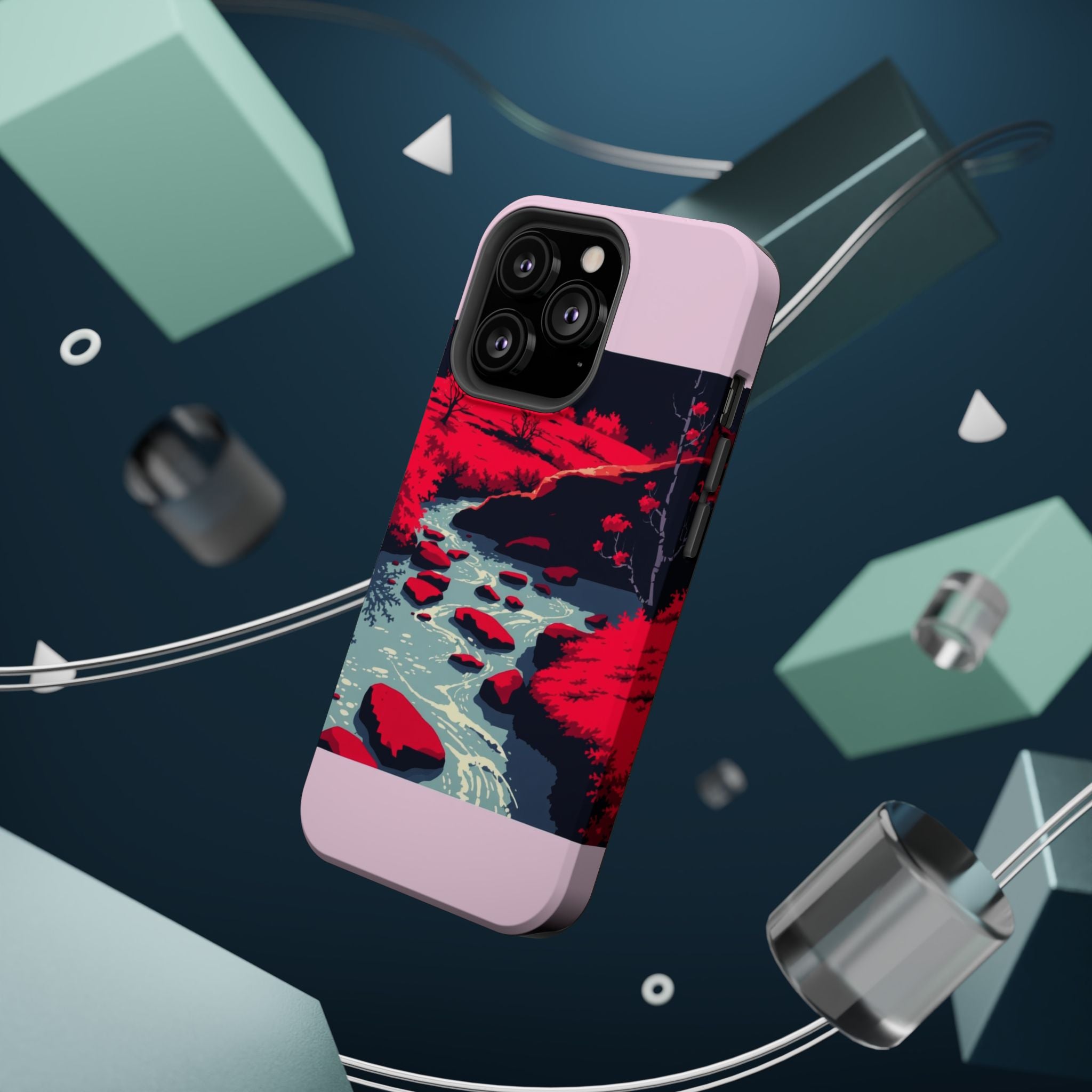 iPhone Spring Creek Cinematic Art 13 Slim Everyday Designer Case · iPhone Case