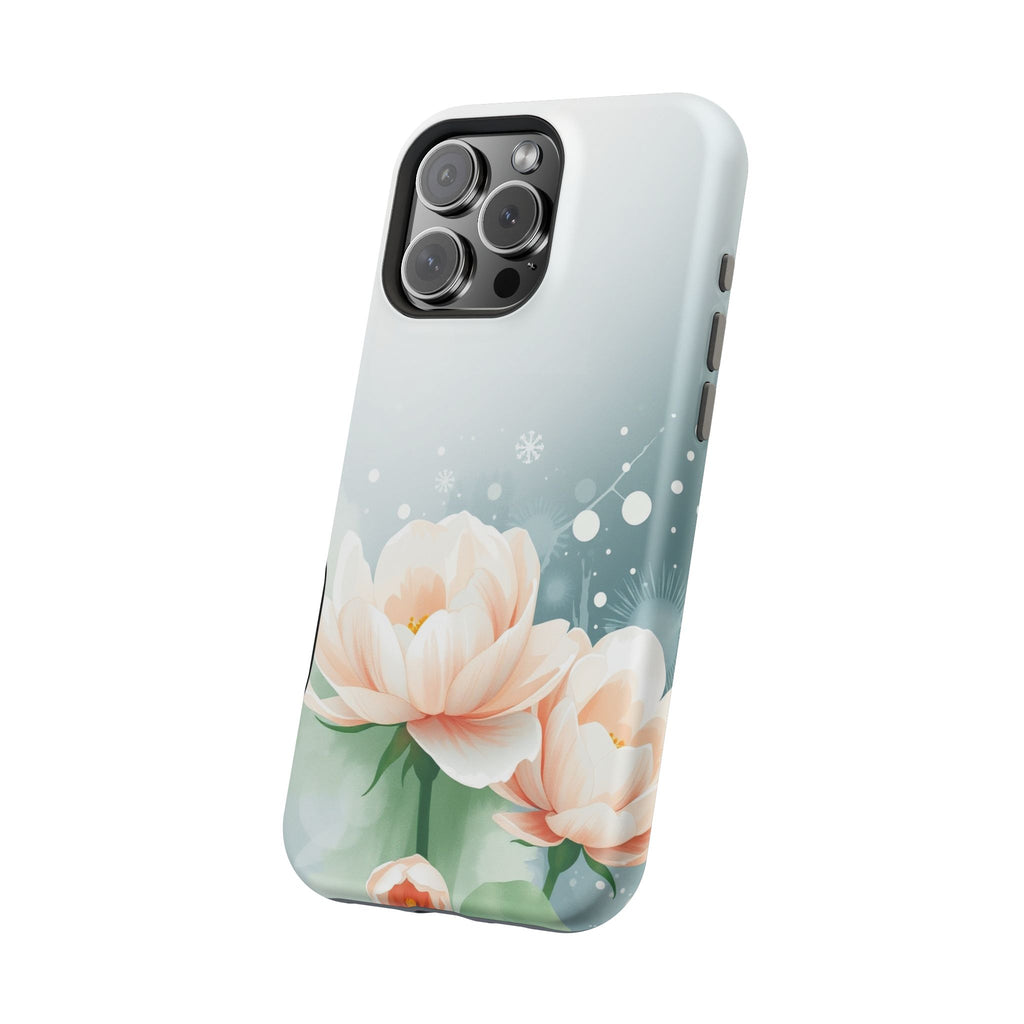 iPhone Serene Floral Watercolor Splash Design Slim iPhone Everyday · iPhone Case