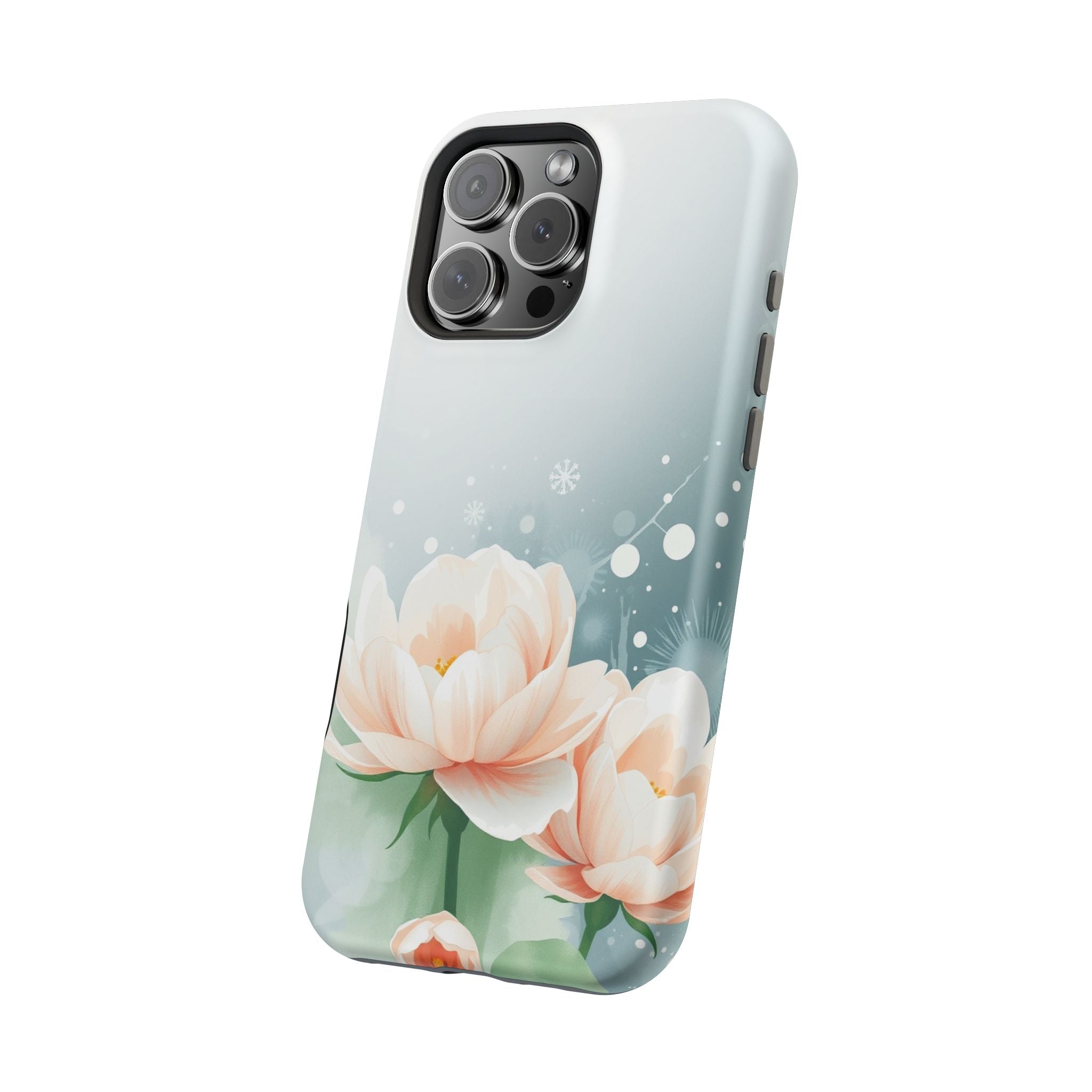 iPhone Serene Floral Watercolor Splash Design Slim iPhone Everyday · iPhone Case
