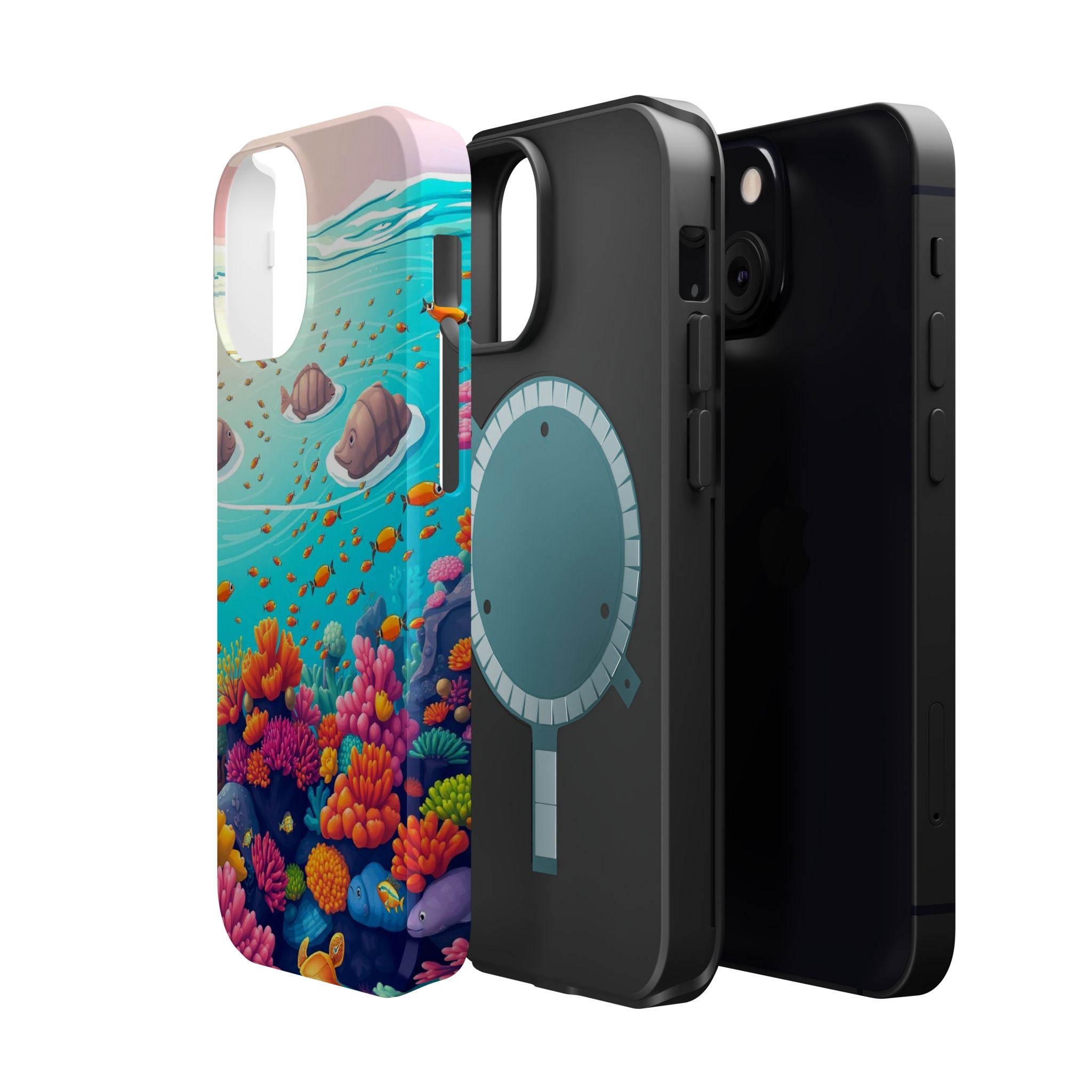 iPhone Coral Reef Panorama Kids Fun Phone Case Gift Slim Snap Case · iPhone Case
