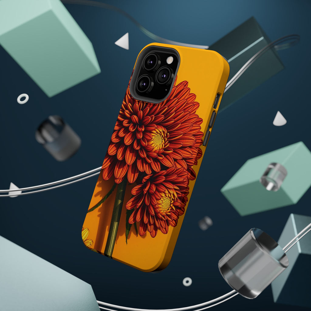 iPhone Mustard And Rust Ranunculus Stack Slim Everyday iPhone 14 · iPhone Case