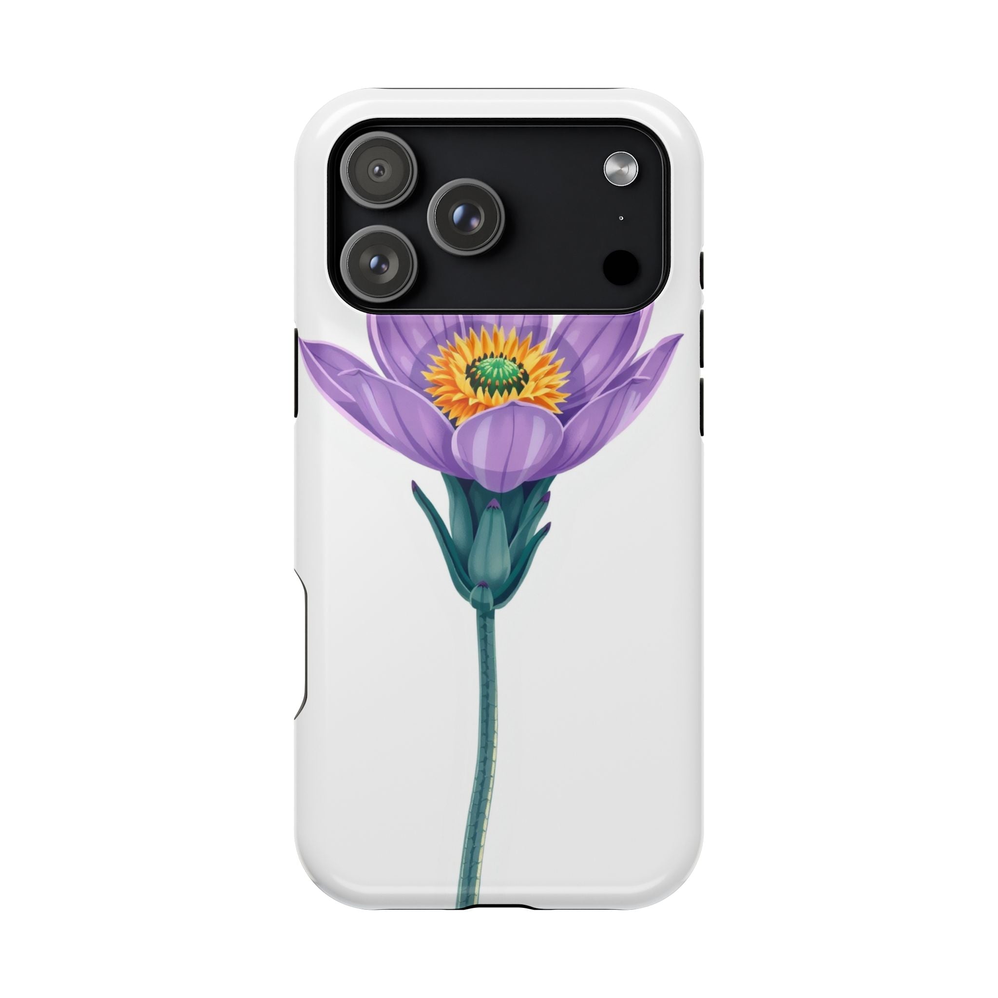 iPhone Indigo And Violet Desert Flower Slim Everyday Designer Case · iPhone Case