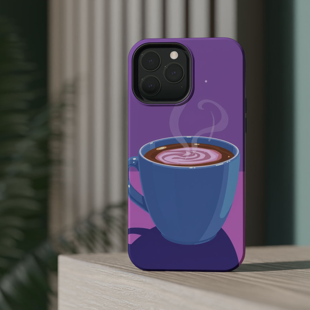 iPhone Emotional Support Coffee Pixel Art -Bit Soft Finish Everyday Case · iPhon