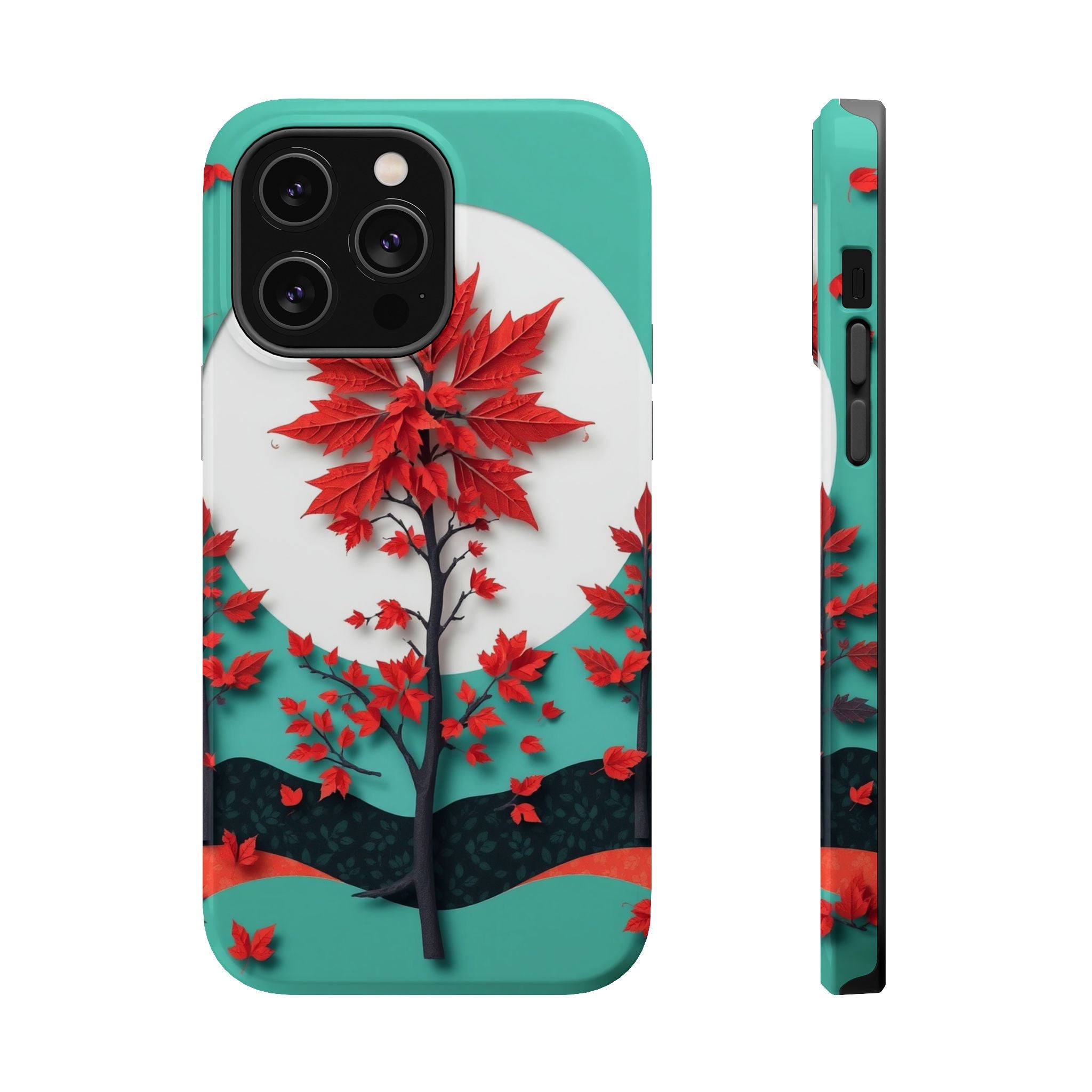 iPhone Autumn Maple Mystic Art Slim Everyday Designer Case · iPhone Case