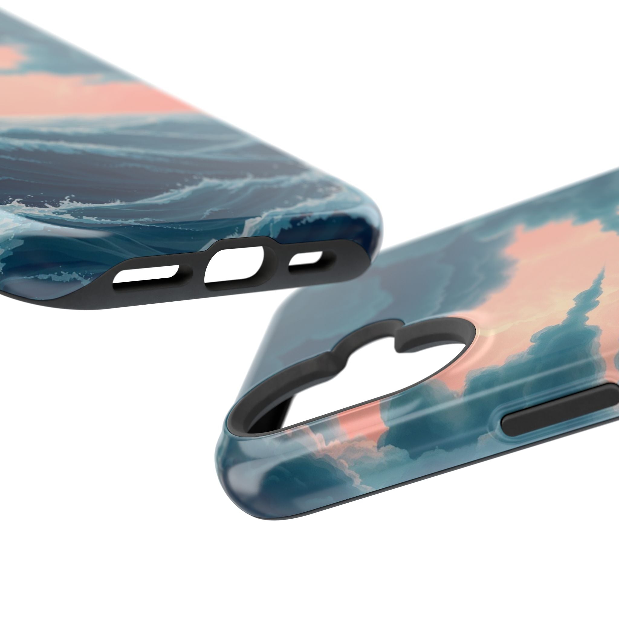 iPhone Storm at Sea 3D Digital Slim Everyday Designer Case · iPhone Case