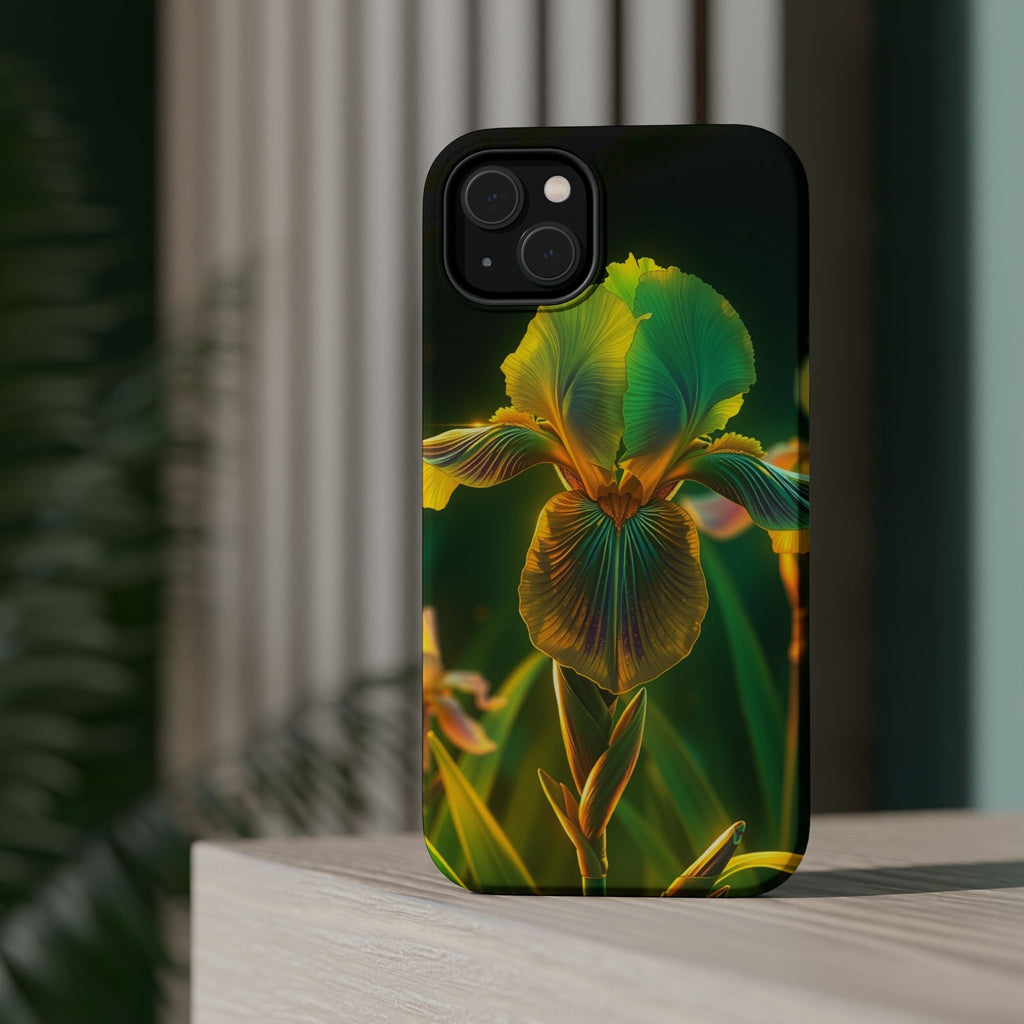 iPhone Iris Garden Bold Art Slim Everyday Designer Case · iPhone Case Quiet Mood