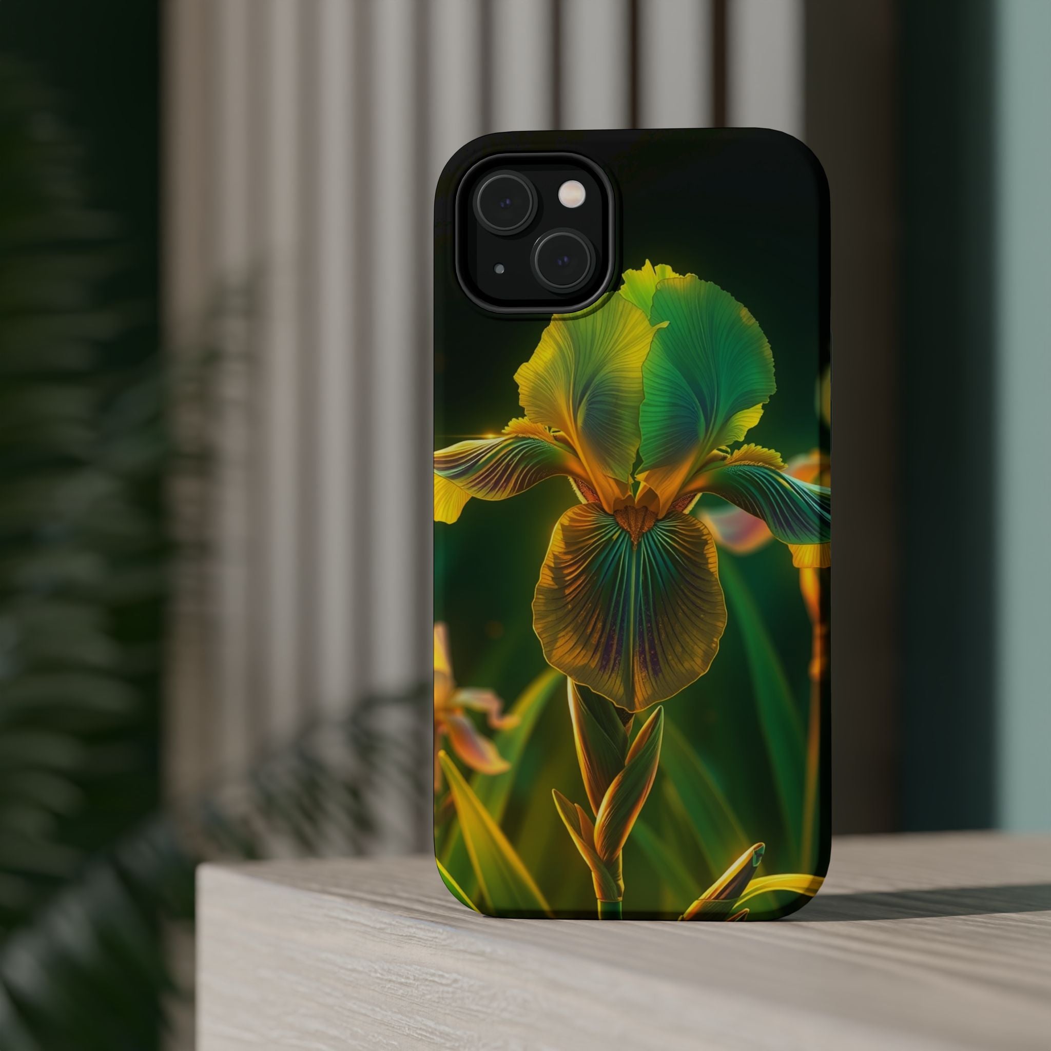 iPhone Iris Garden Bold Art Slim Everyday Designer Case · iPhone Case Quiet Mood