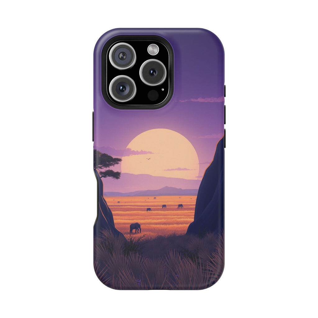 iPhone Lavender And Pearl Savanna Horizon Slim iPhone 18 Everyday · iPhone Case