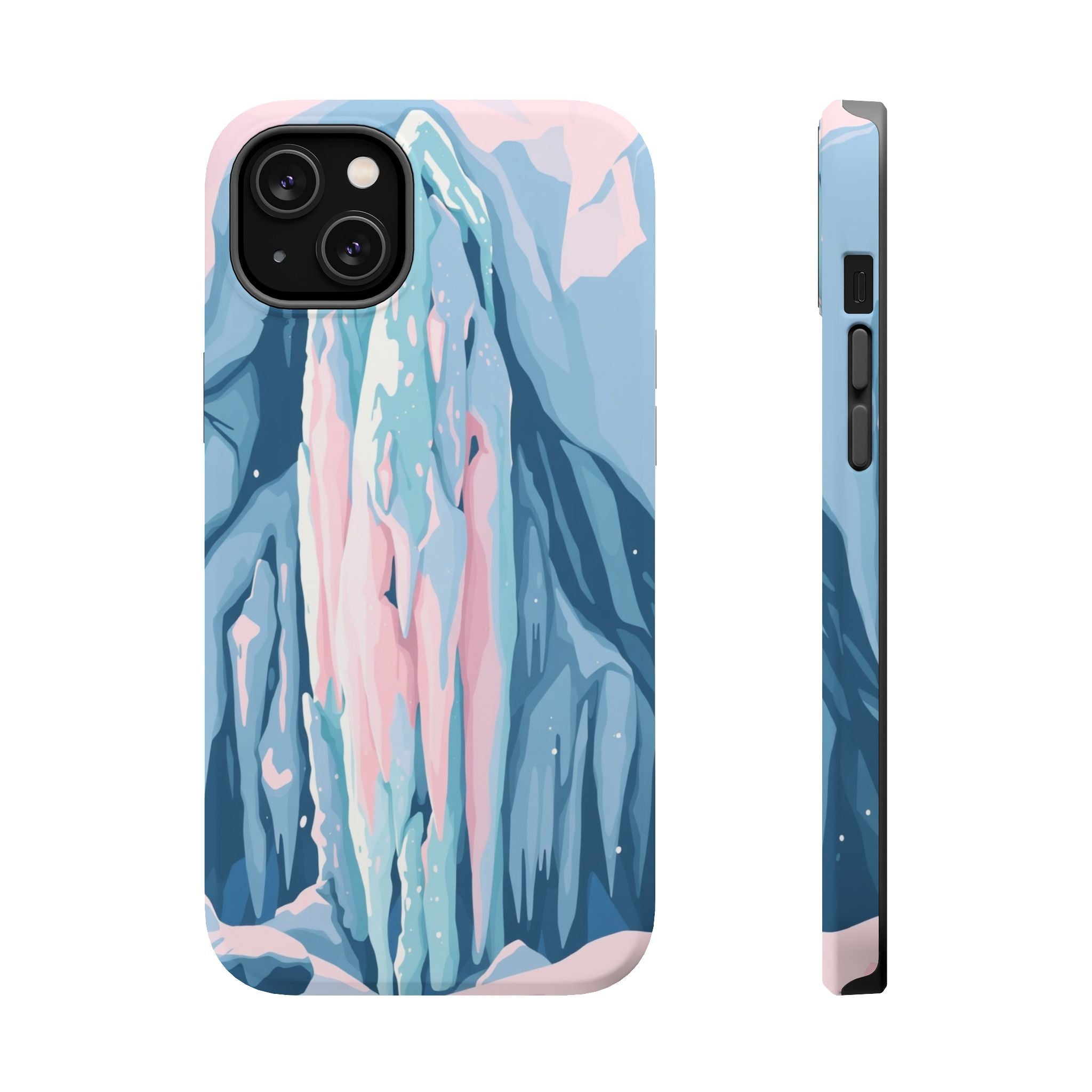 iPhone Mint And Blush Icicle Formation Slim Everyday Designer Case · iPhone Case