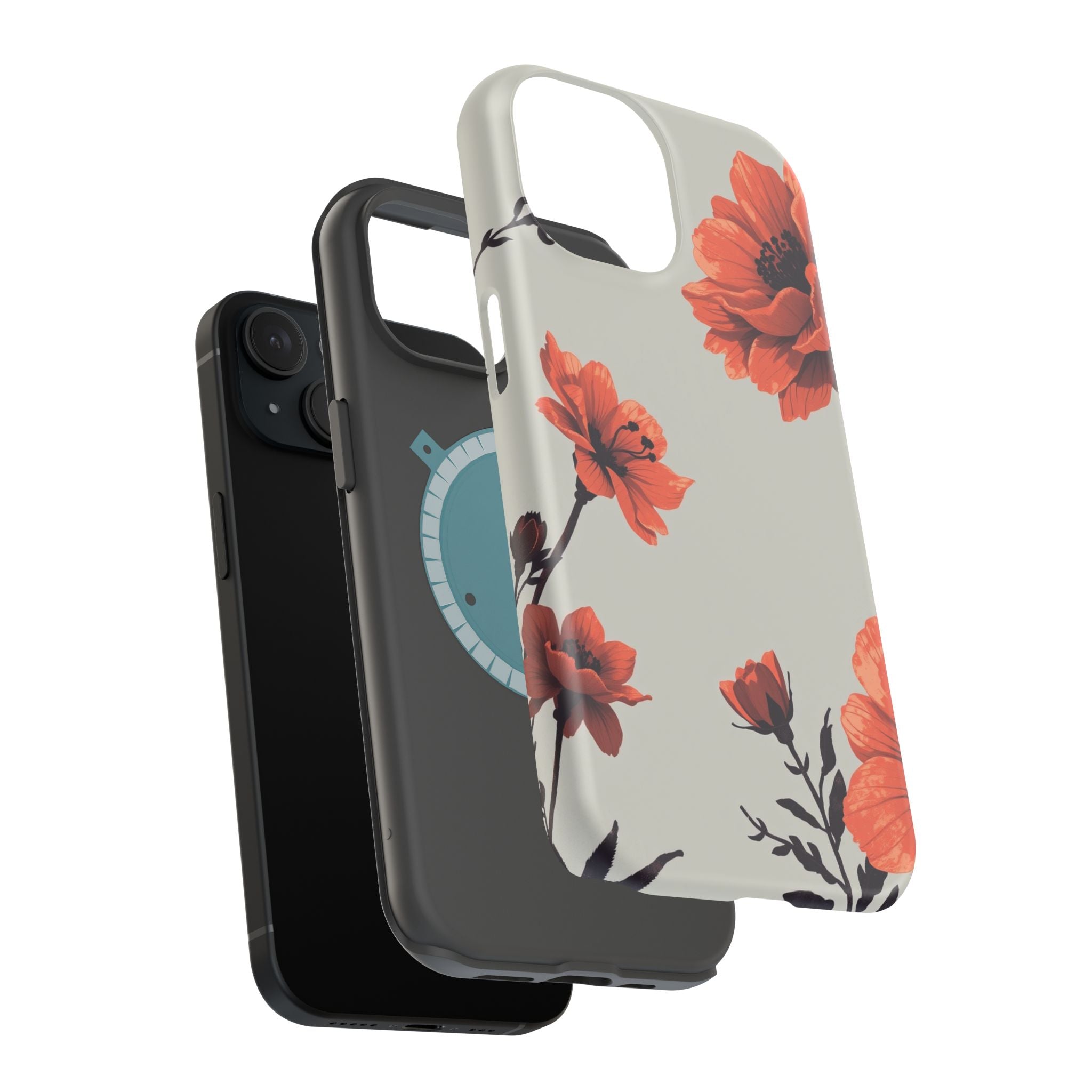 iPhone Dreamy Floral Ink Wash Design Slim Everyday iPhone 13 Designer · iPhone C