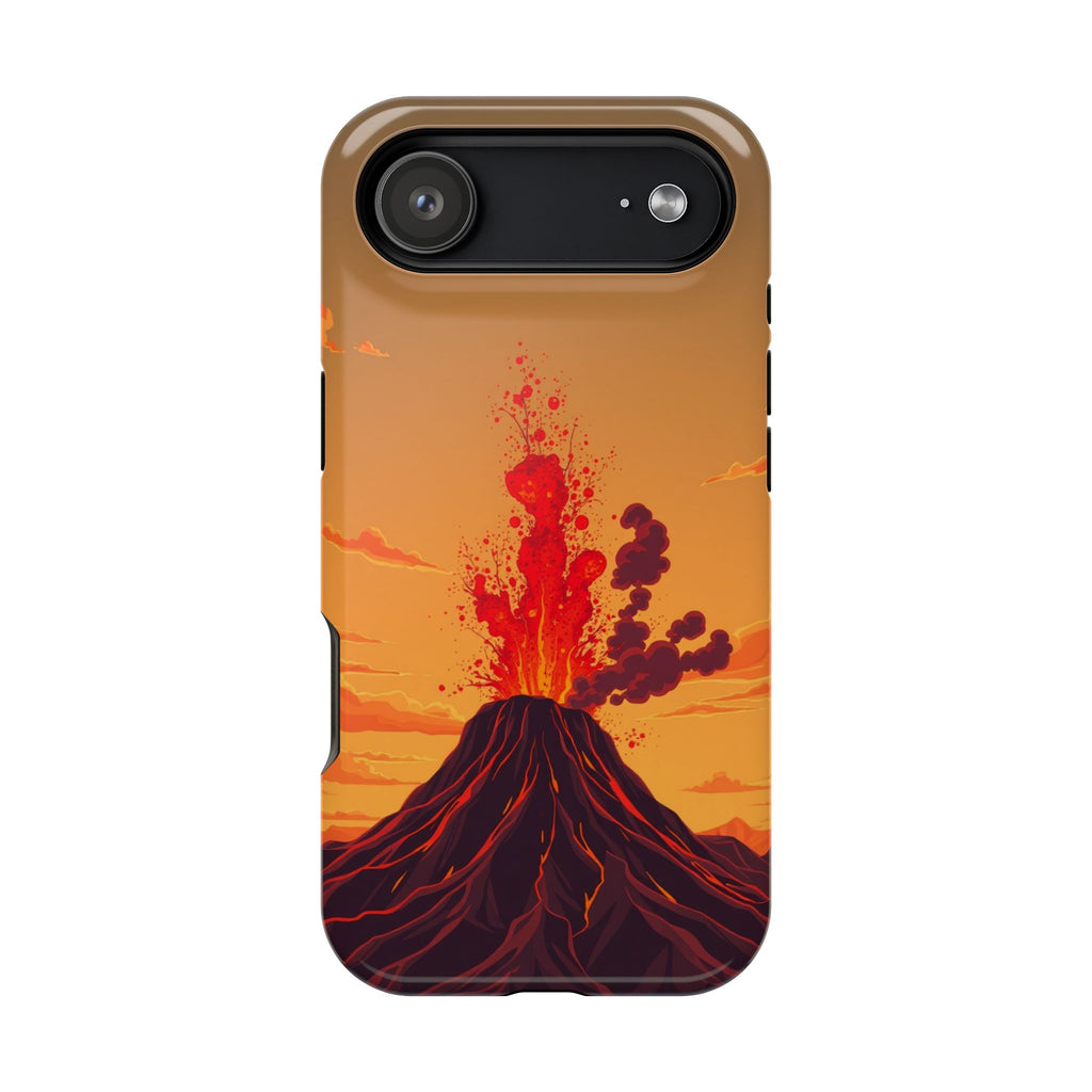 iPhone Sunset Amber And Peach Volcanic Eruption Soft iPhone Finish · iPhone Case