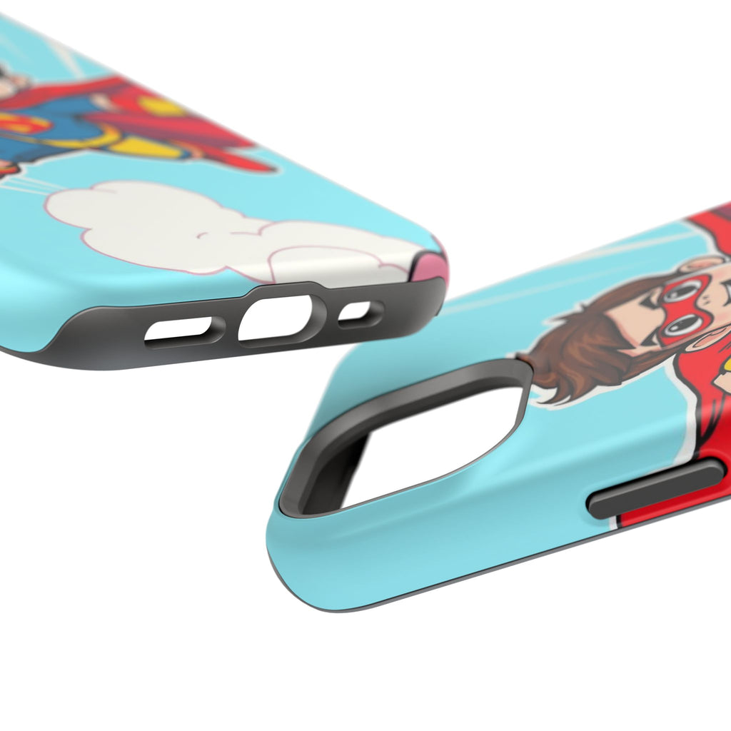 iPhone Kid Superhero Flying Kids Fun iPhone Phone Case Gift Slim · iPhone Case