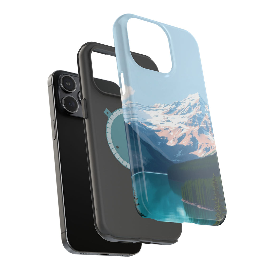 iPhone Serene Glacier Lake Design Bold Modern Everyday Snap Case · iPhone Case