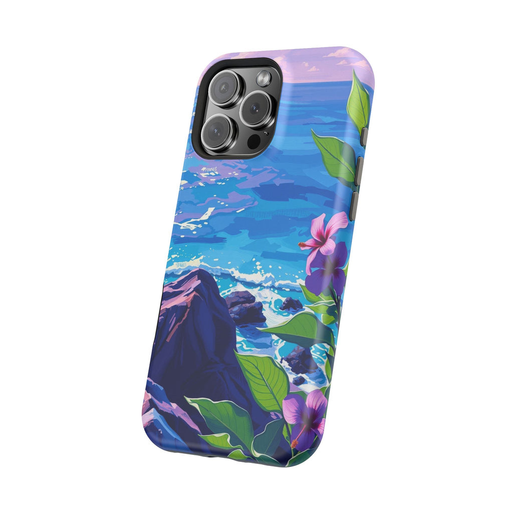 iPhone Hibiscus Coast Enchanted Art Slim Everyday Designer Case · iPhone Case