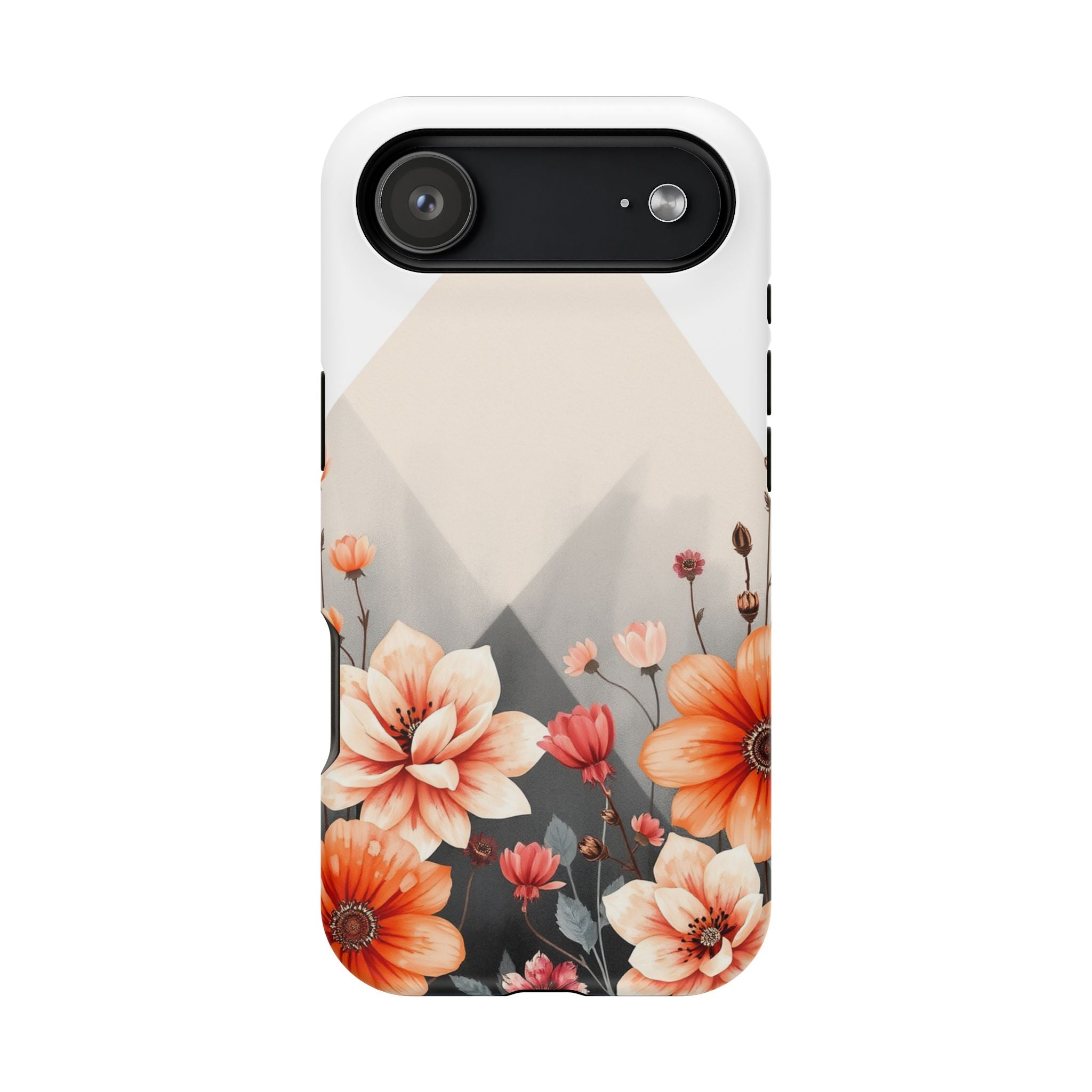 iPhone Floral Geometric Vibrant Design Slim Snap Case · iPhone Case
