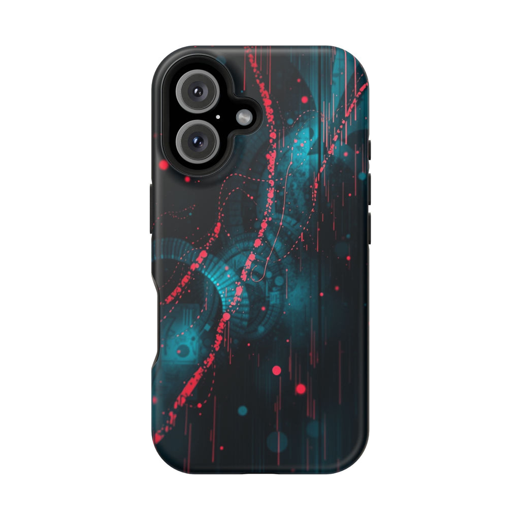 iPhone Digital Noise Cinematic Art Bold Modern Everyday Snap Case · iPhone Case