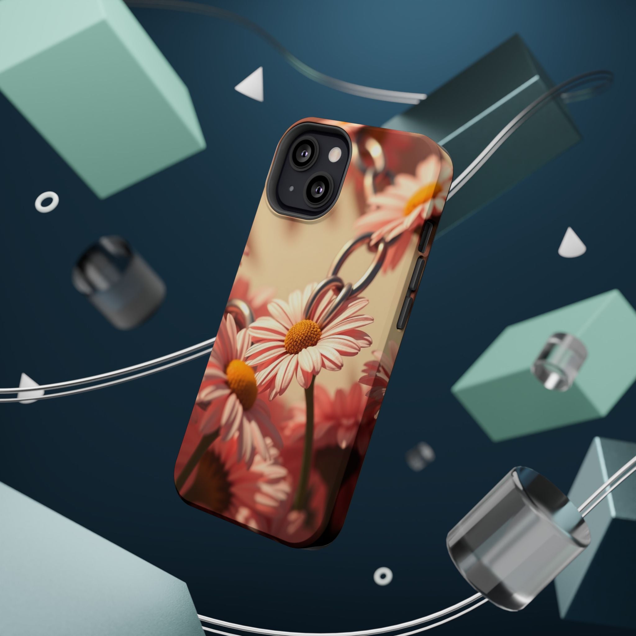 iPhone Vibrant Daisy Chain Design Bold Modern Everyday Snap Case · iPhone Case