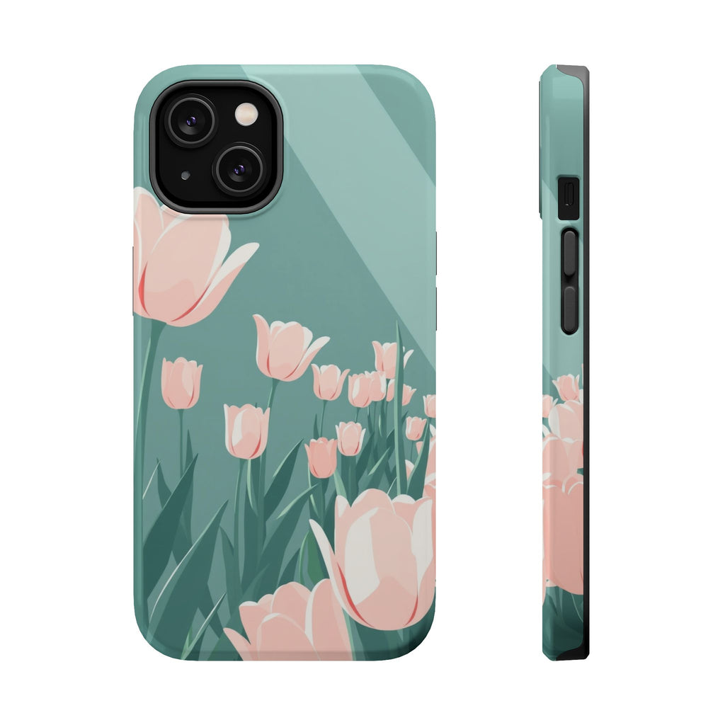 iPhone Tulip Row Enchanted Art Slim Everyday Designer Case · iPhone Case
