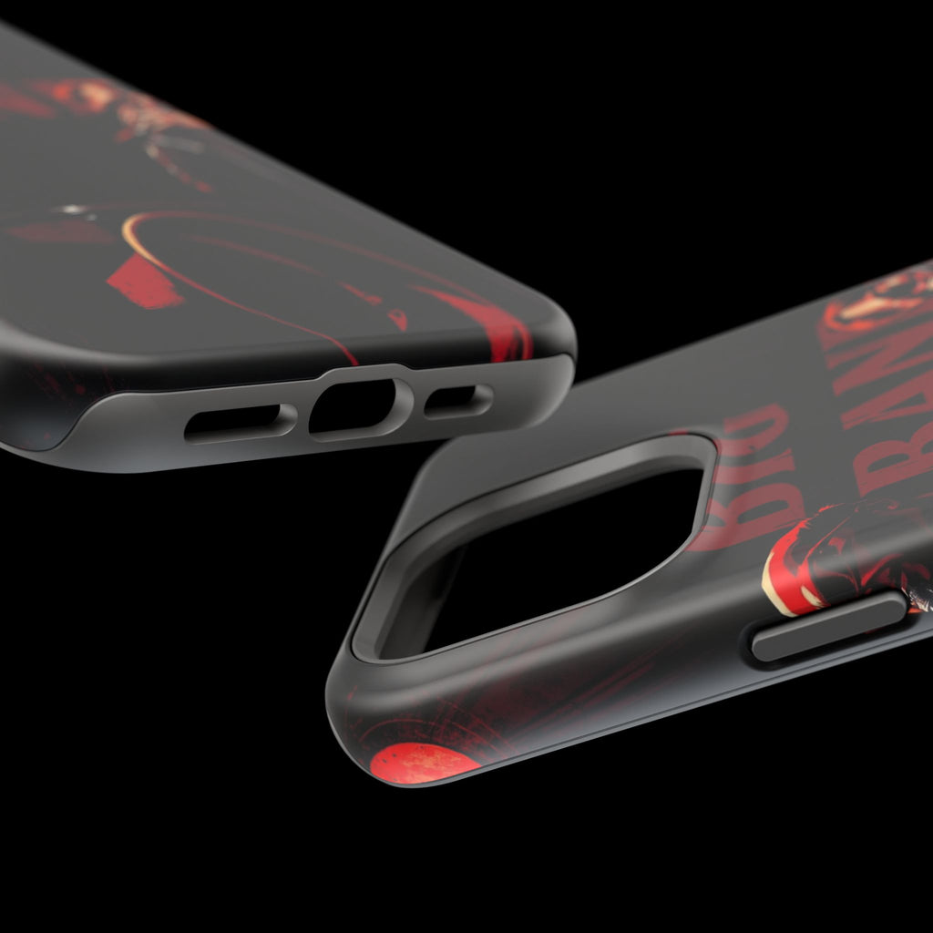 iPhone Black And Crimson Big Band Era Slim Everyday Designer Case · iPhone Case