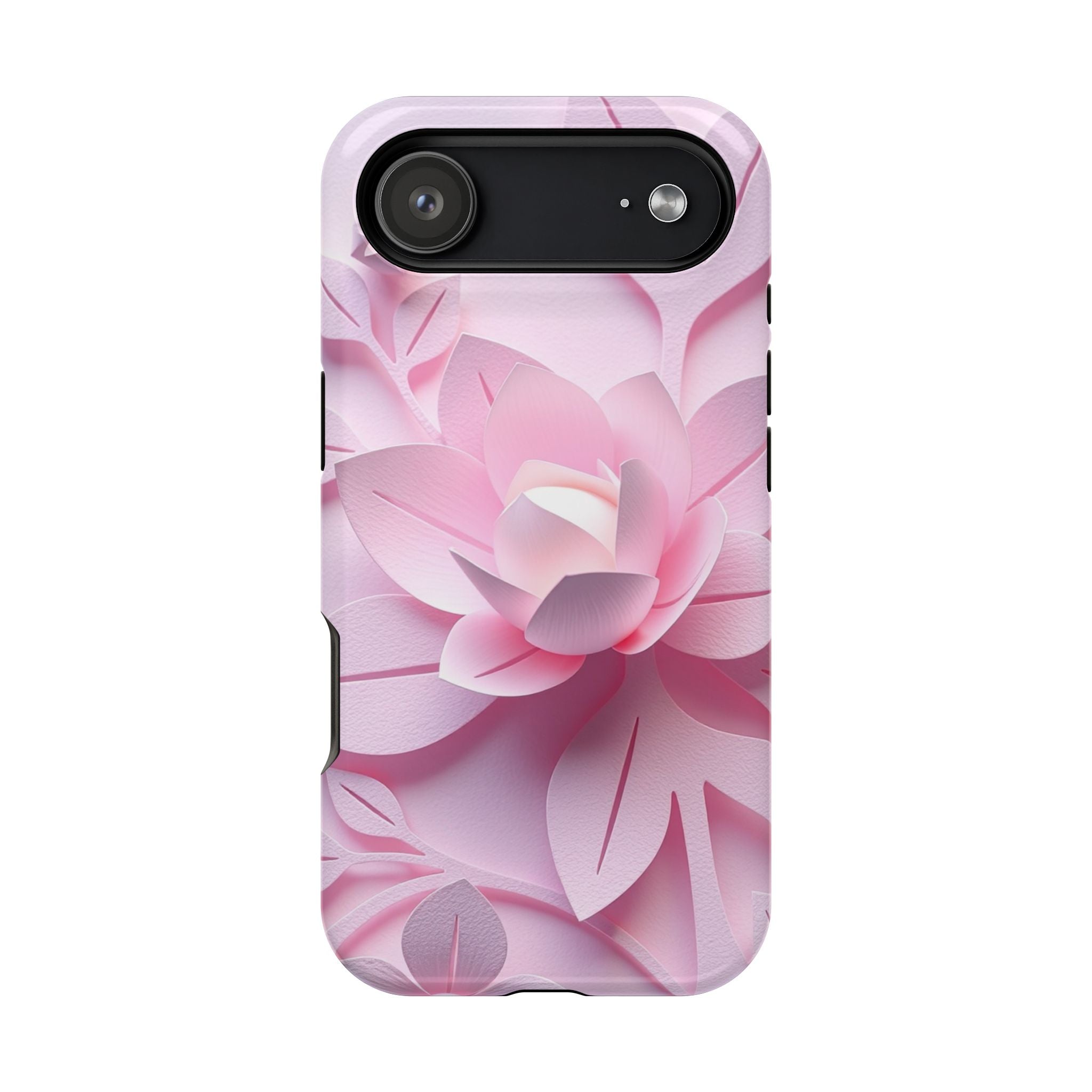 iPhone Floral Geometric Paper Cut Art Slim Everyday Designer Case · iPhone Case