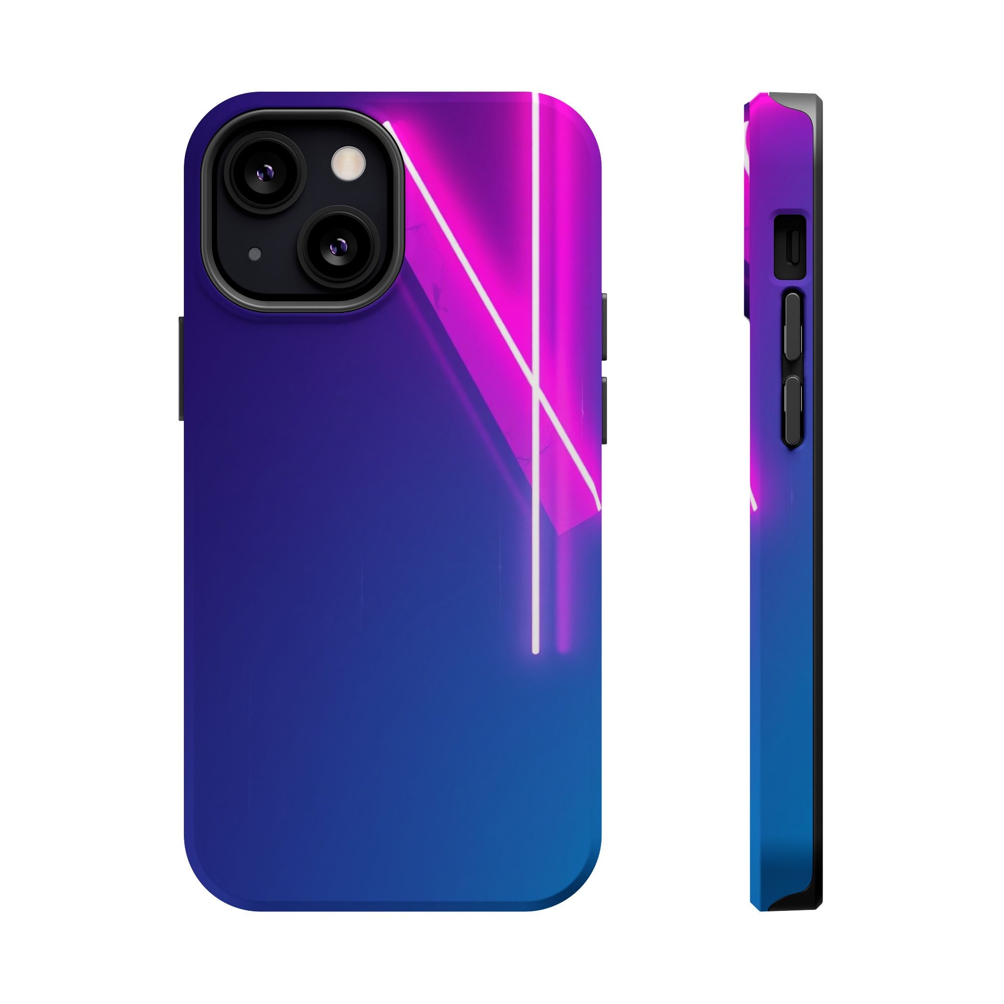 iPhone 1990s Geometric Neon Electric Art Slim Everyday Designer Case · iPhone Ca
