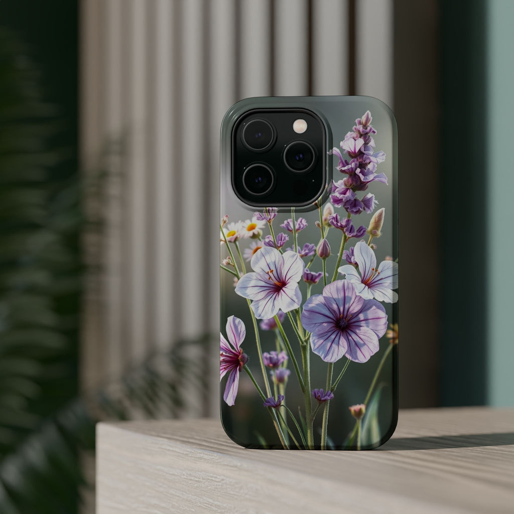 iPhone Wildflower Bunch Enchanted Art Slim Everyday Designer Case · iPhone Case