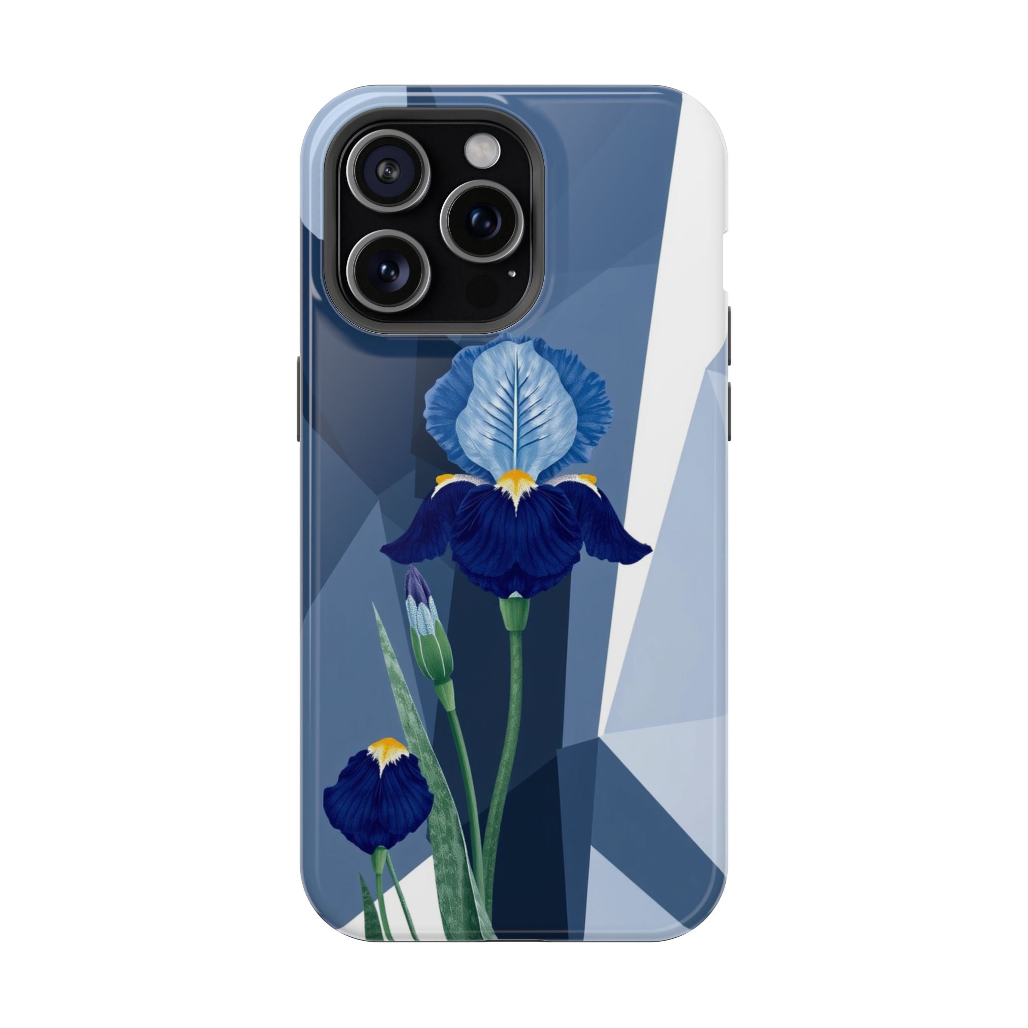 iPhone Earthy Iris Garden Design Bold Modern Everyday Snap Case · iPhone Case