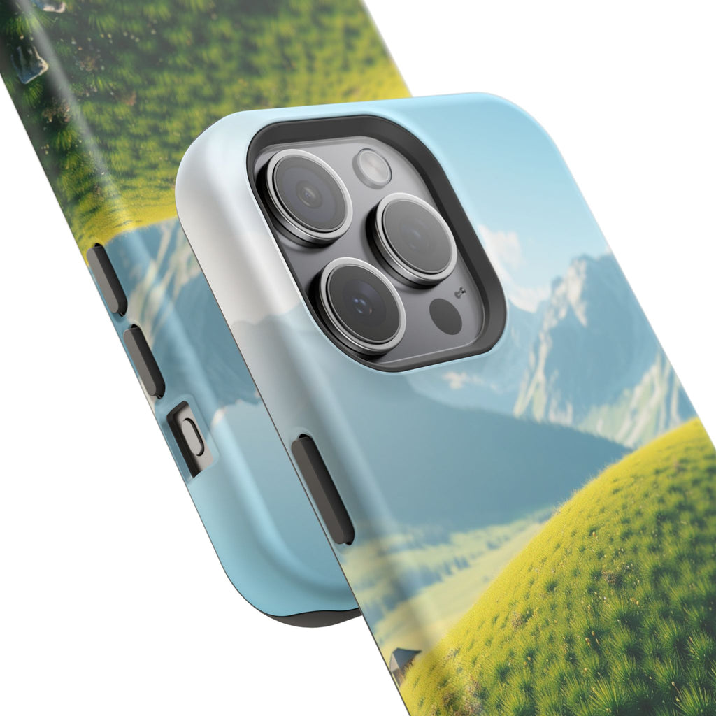 iPhone Vibrant Alpine Meadow Design Slim Everyday Designer Case · iPhone Case