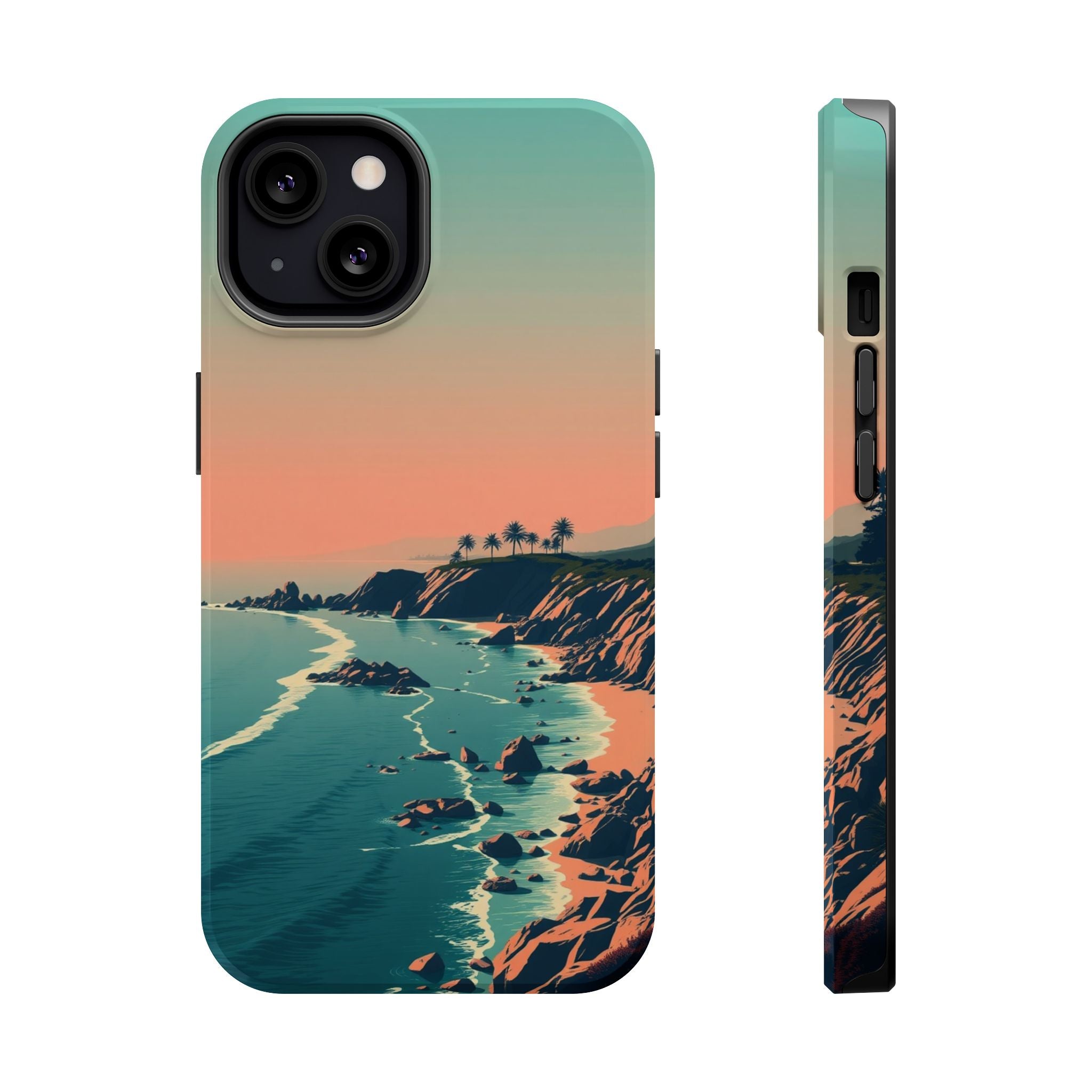 iPhone Radiant Pebble Beach Design Bold Modern Everyday Snap Case · iPhone Case