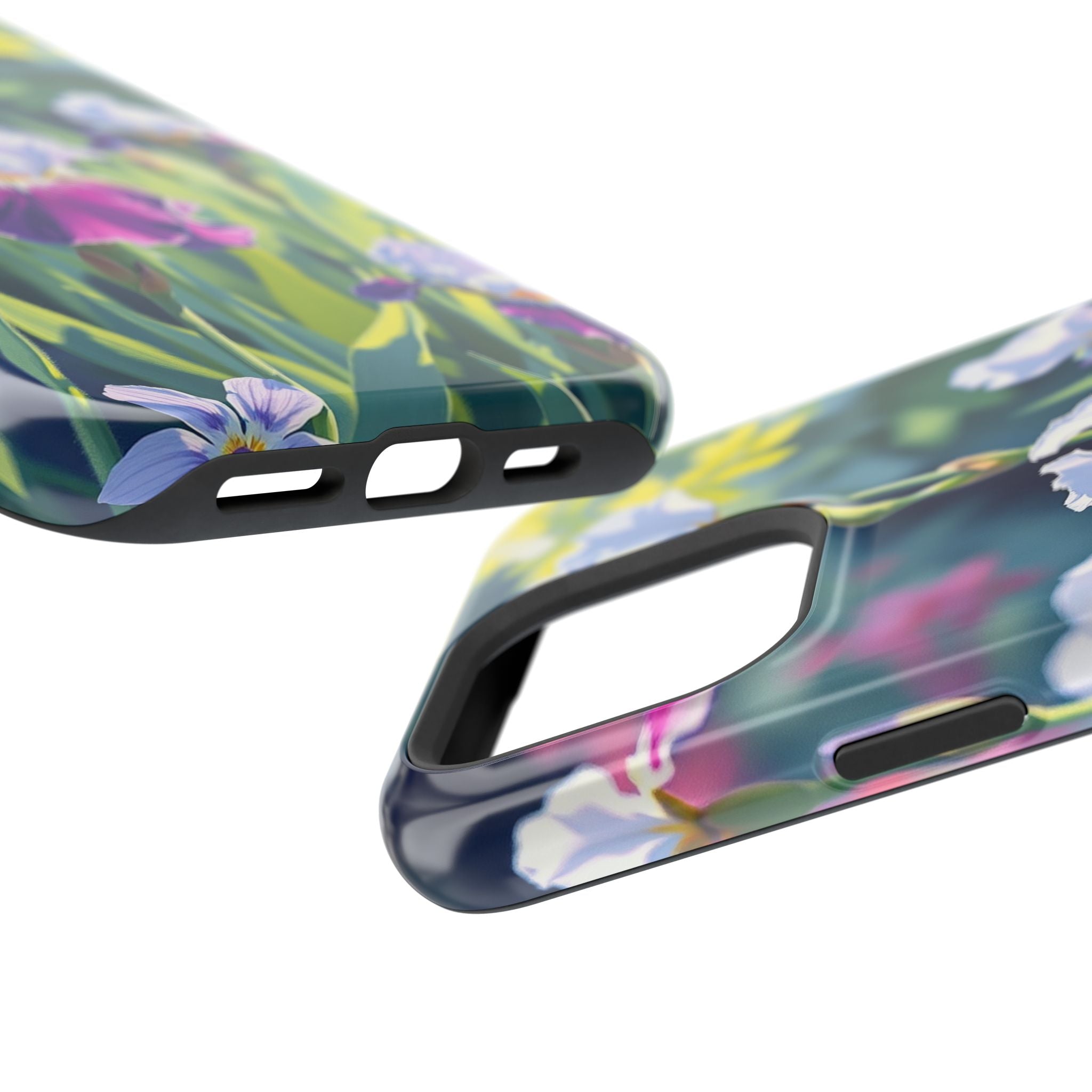 iPhone Vibrant Iris Garden Design Bold Modern Everyday Snap Case · iPhone Case