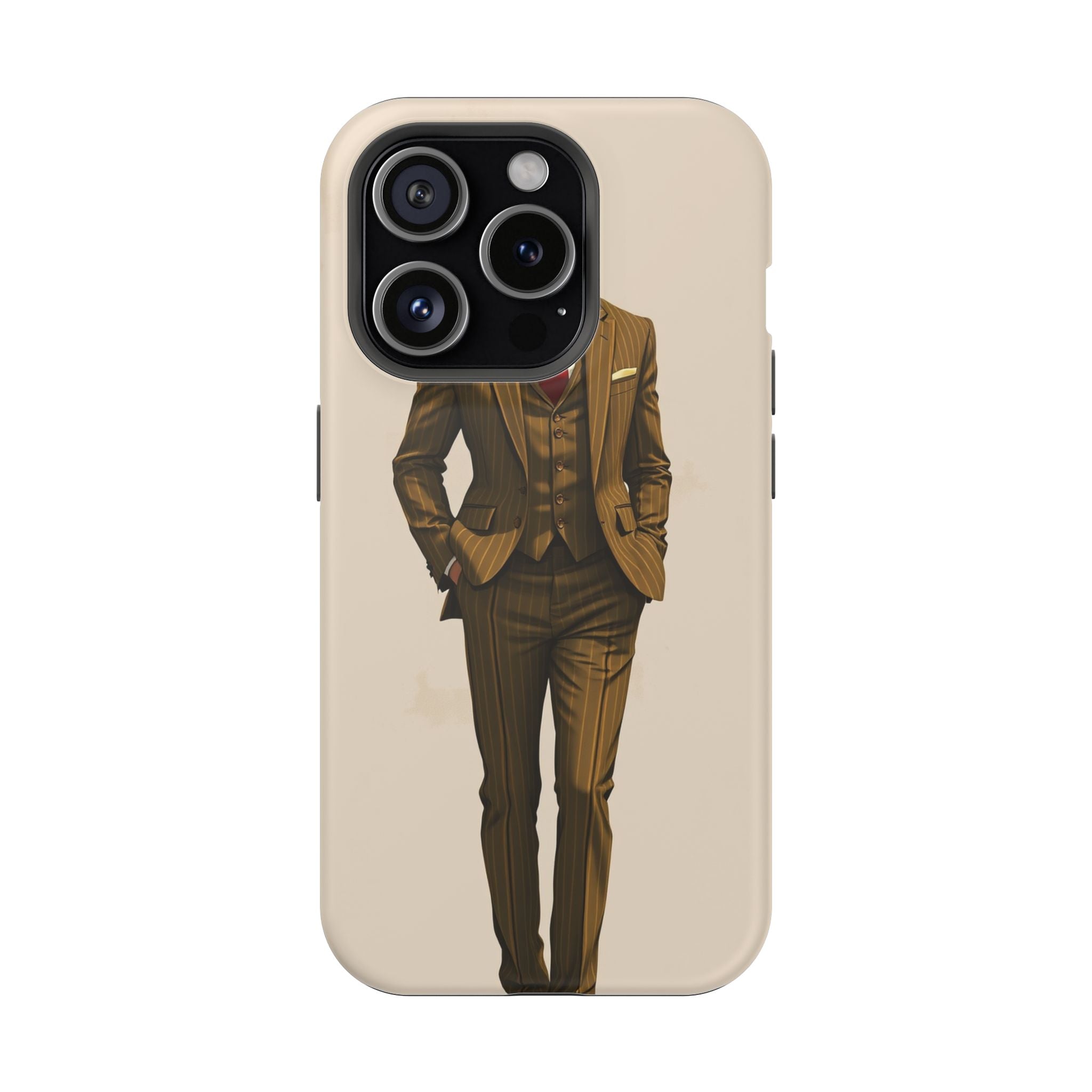 iPhone Pinstripe Suit Grunge Distressed Slim Everyday Designer Case · iPhone Cas
