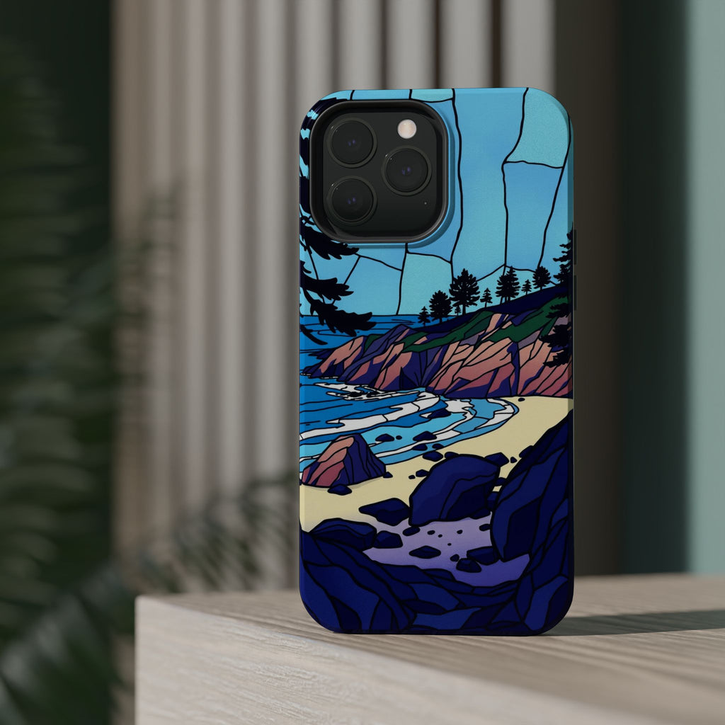 iPhone Indigo And Violet Pebble Beach Slim Everyday iPhone 11 Designer · iPhone