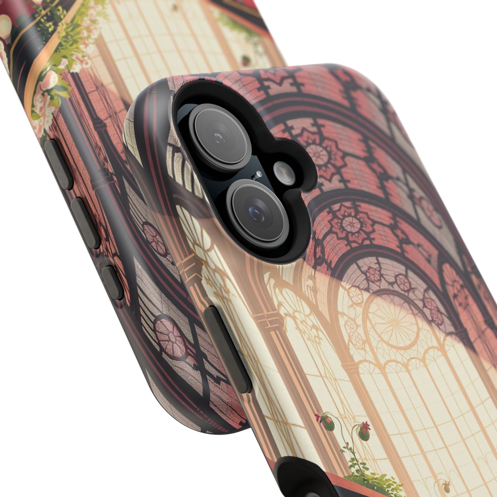 iPhone Flower Market Stained Glass Bold Modern Everyday Snap Case · iPhone Case